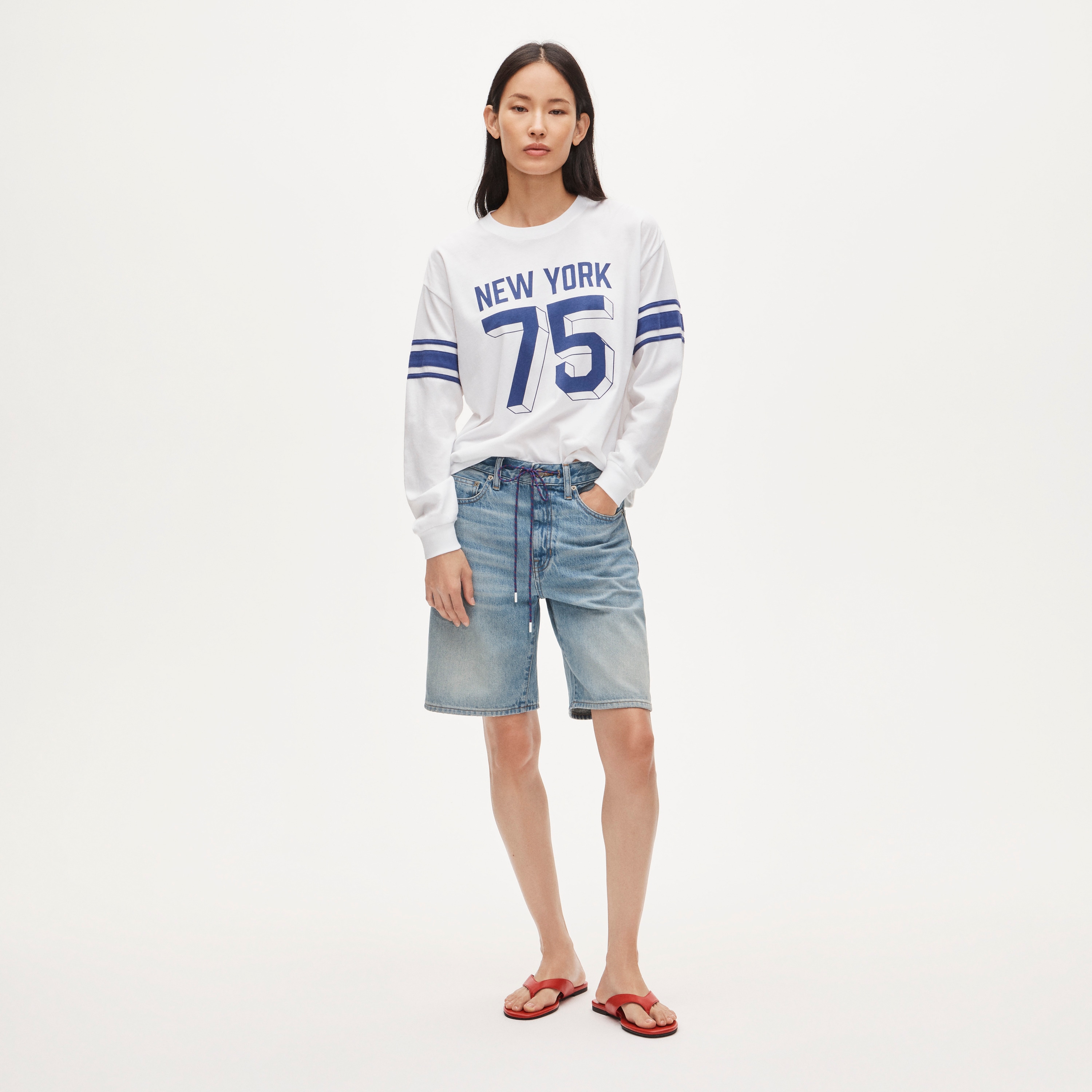 View Vintage jersey relaxed "New York" graphic T-shirt
