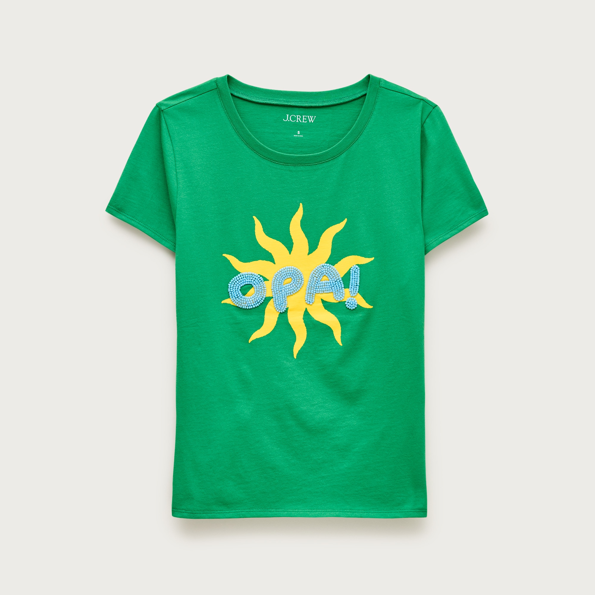 Broken-in-jersey Embellished 