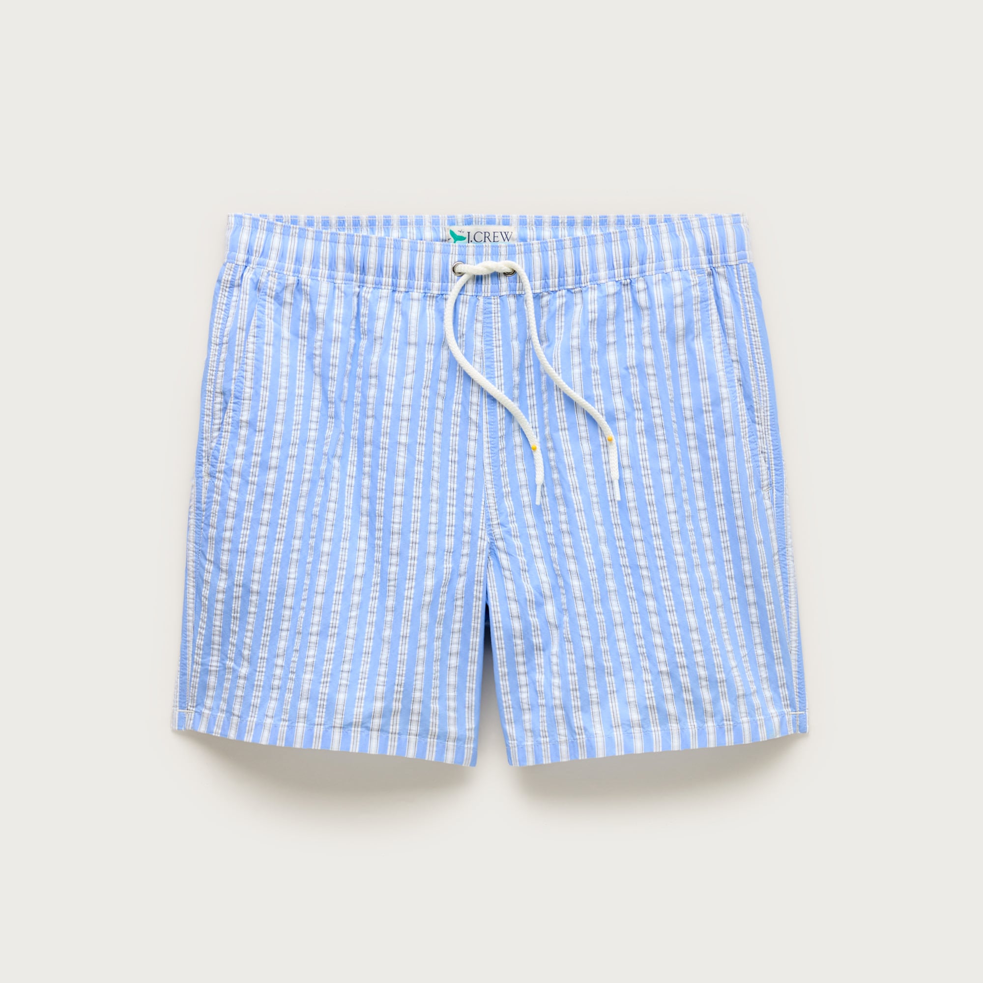6" swim trunk in seersucker from J.Crew - $72