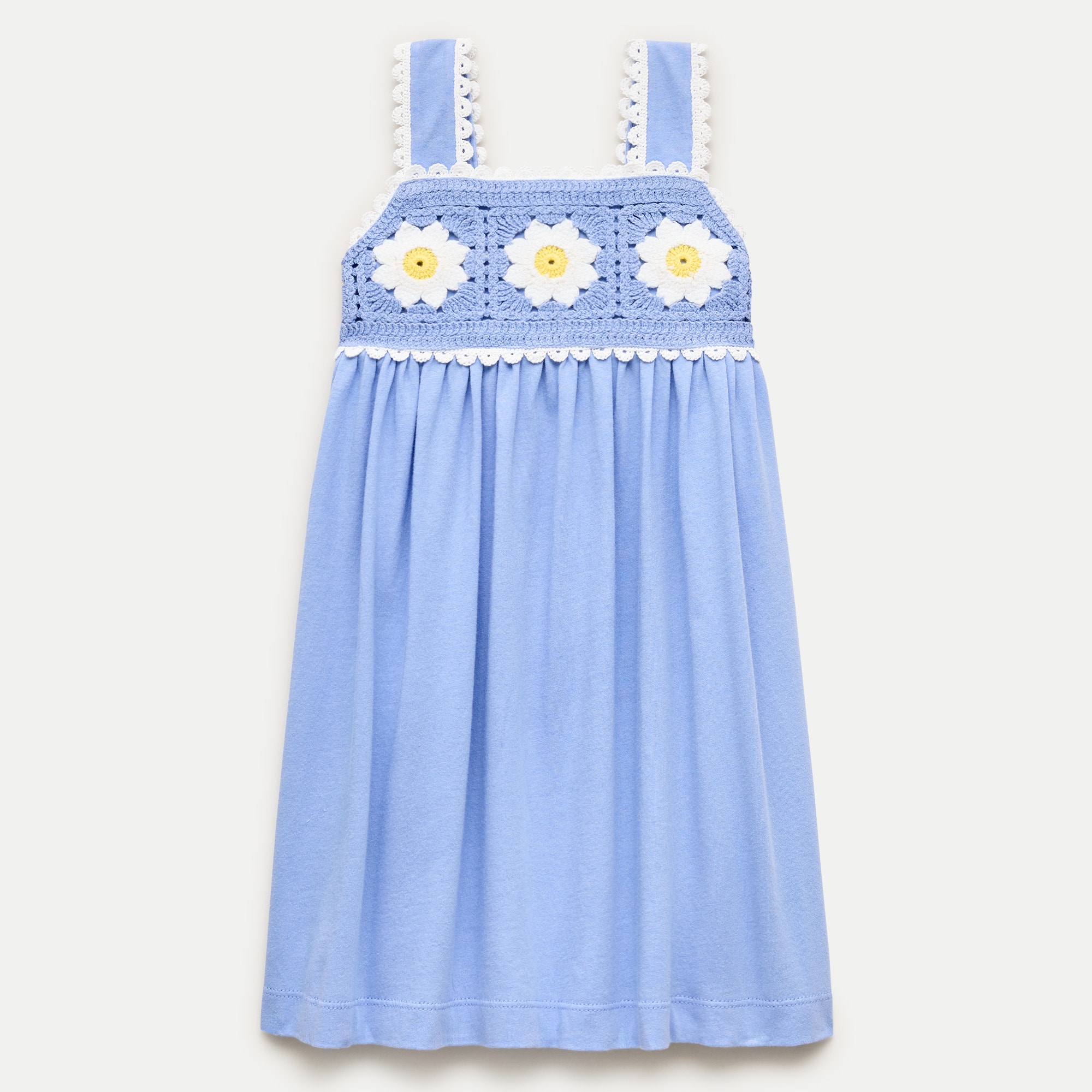 Girls' crochet mixy dress