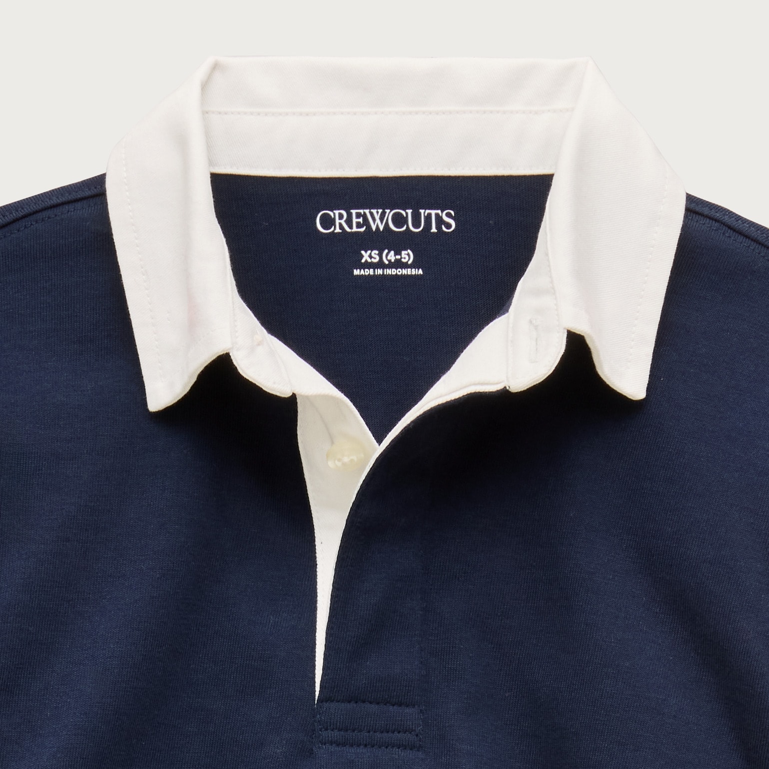 Kids' Junior Varsity Rugby Polo Shirt In Striped Heritage Jersey