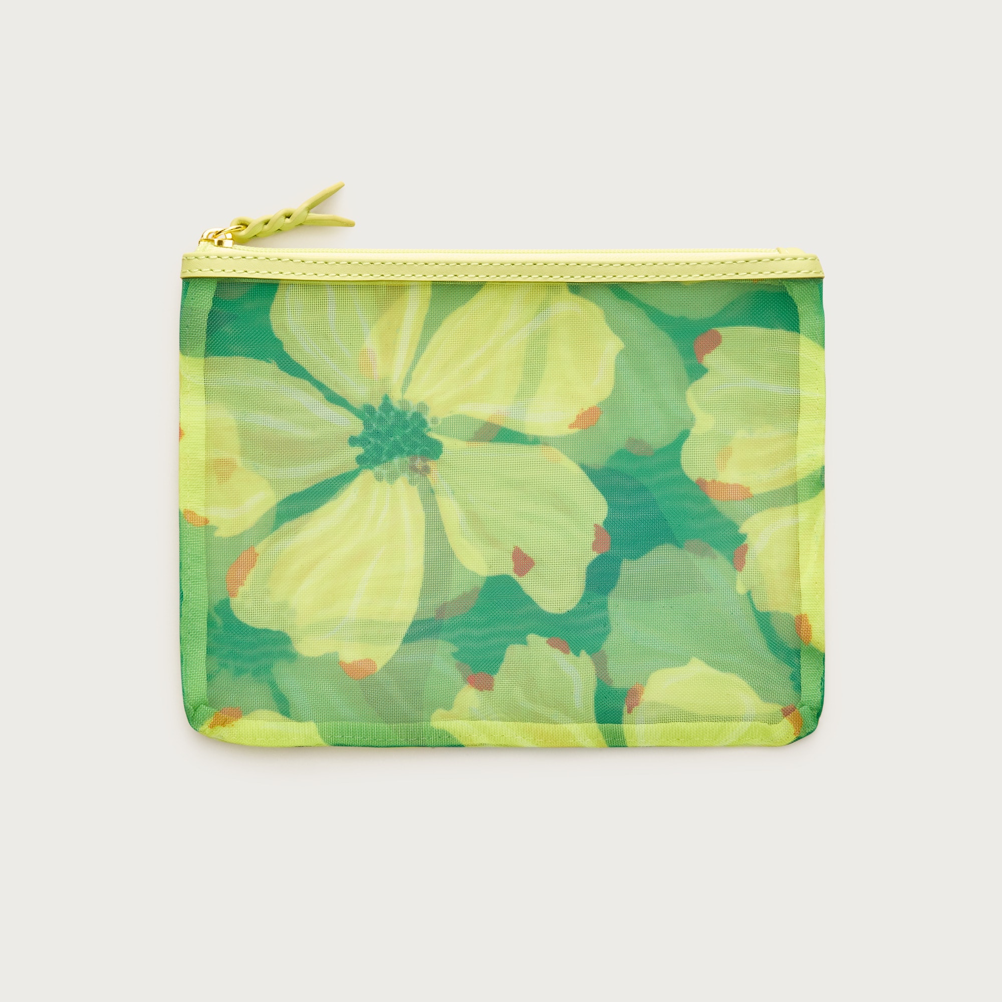 Large printed mesh pouch from J.Crew - $44