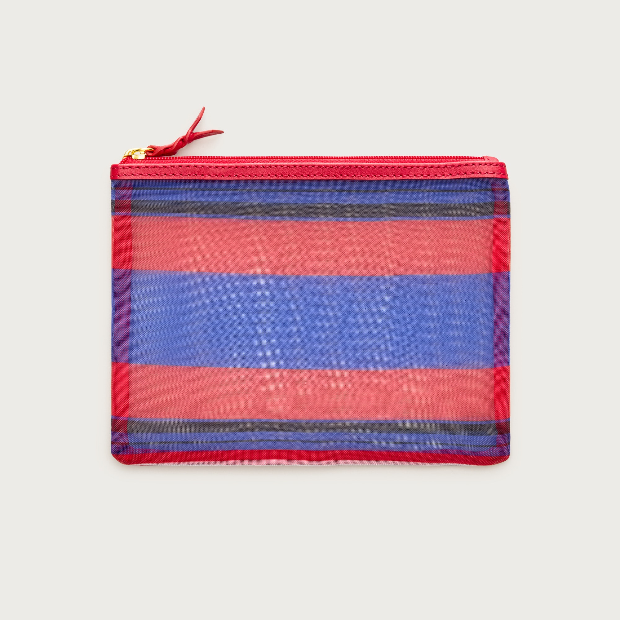 Large printed mesh pouch