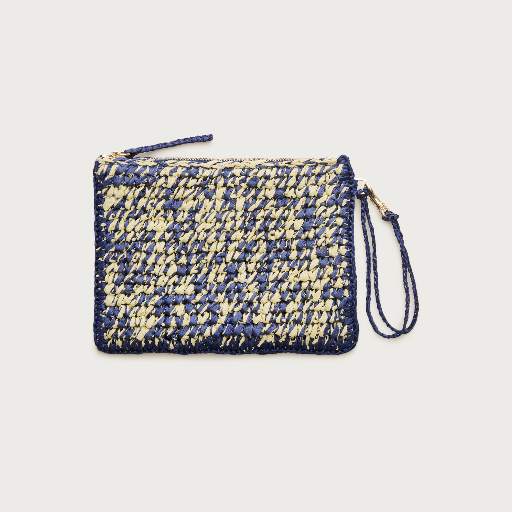 Marled straw pouch from J.Crew - $65