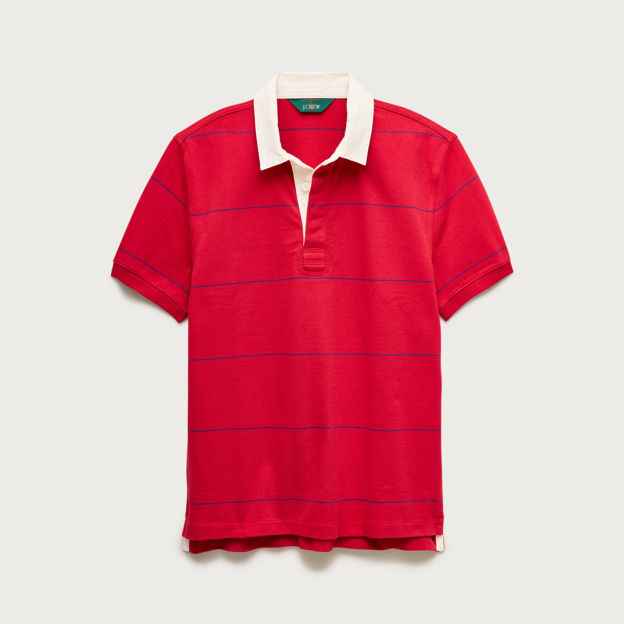 Short-sleeve rugby shirt in stripe from J.Crew - $110