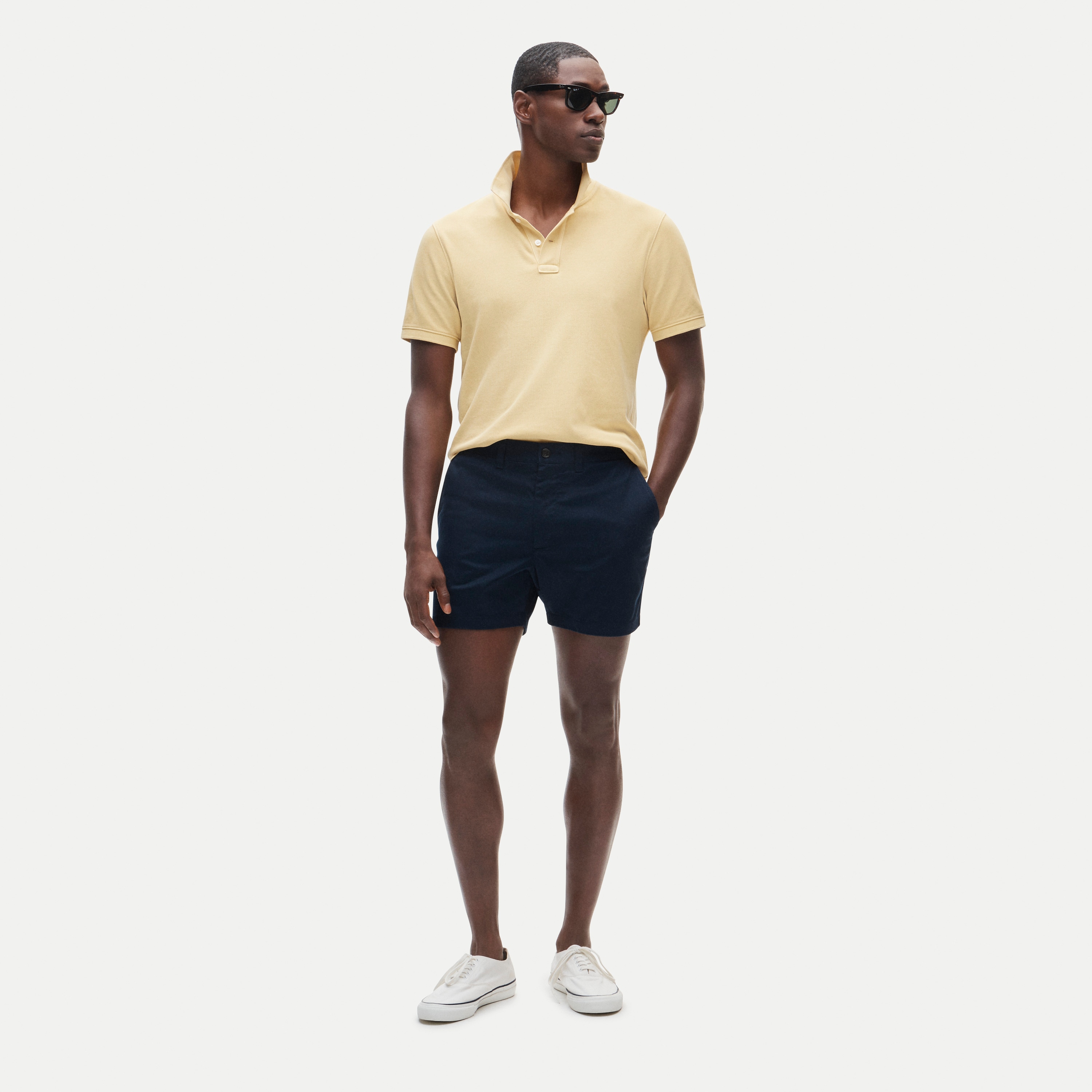 5" Harbor stretch chino short