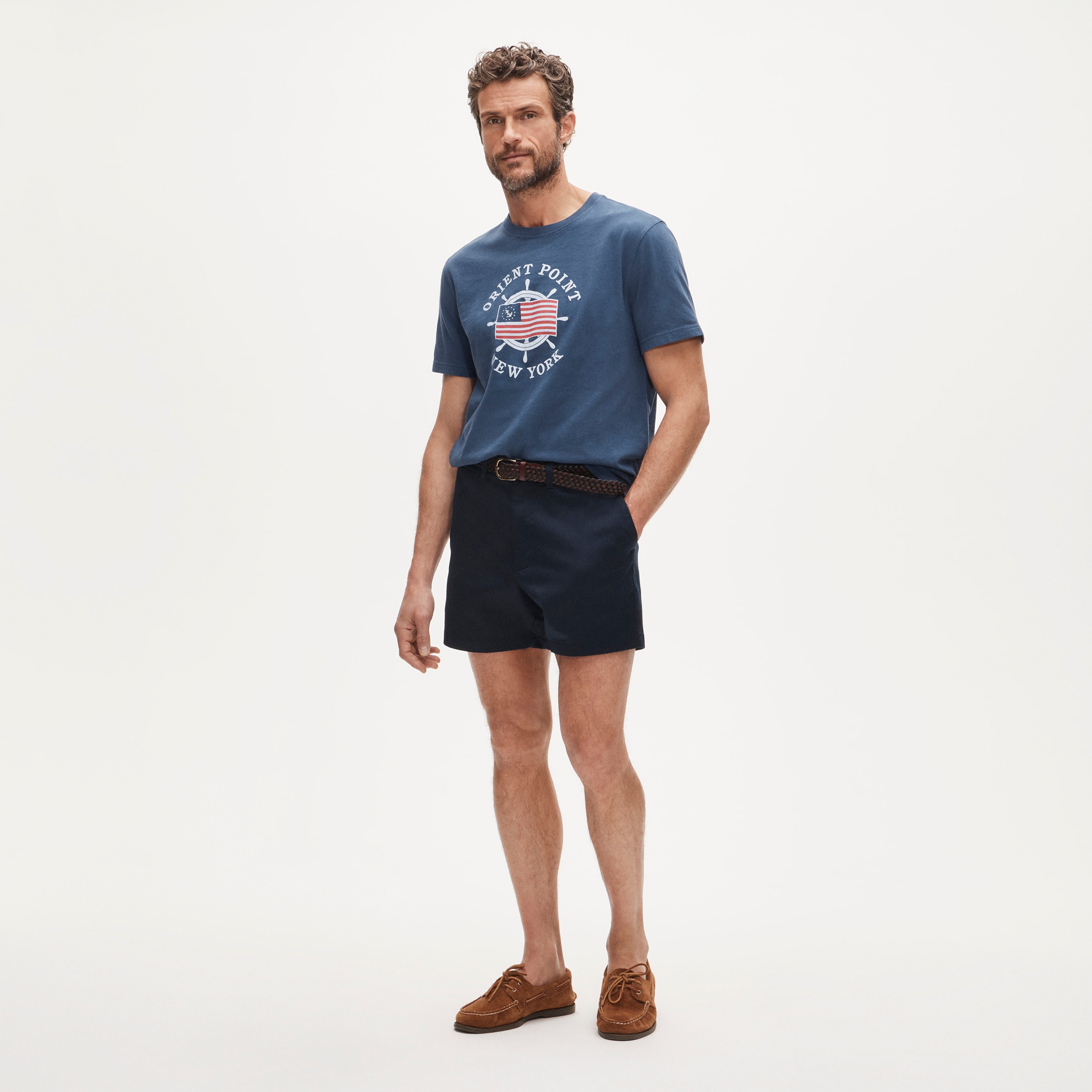 5" Harbor stretch chino short