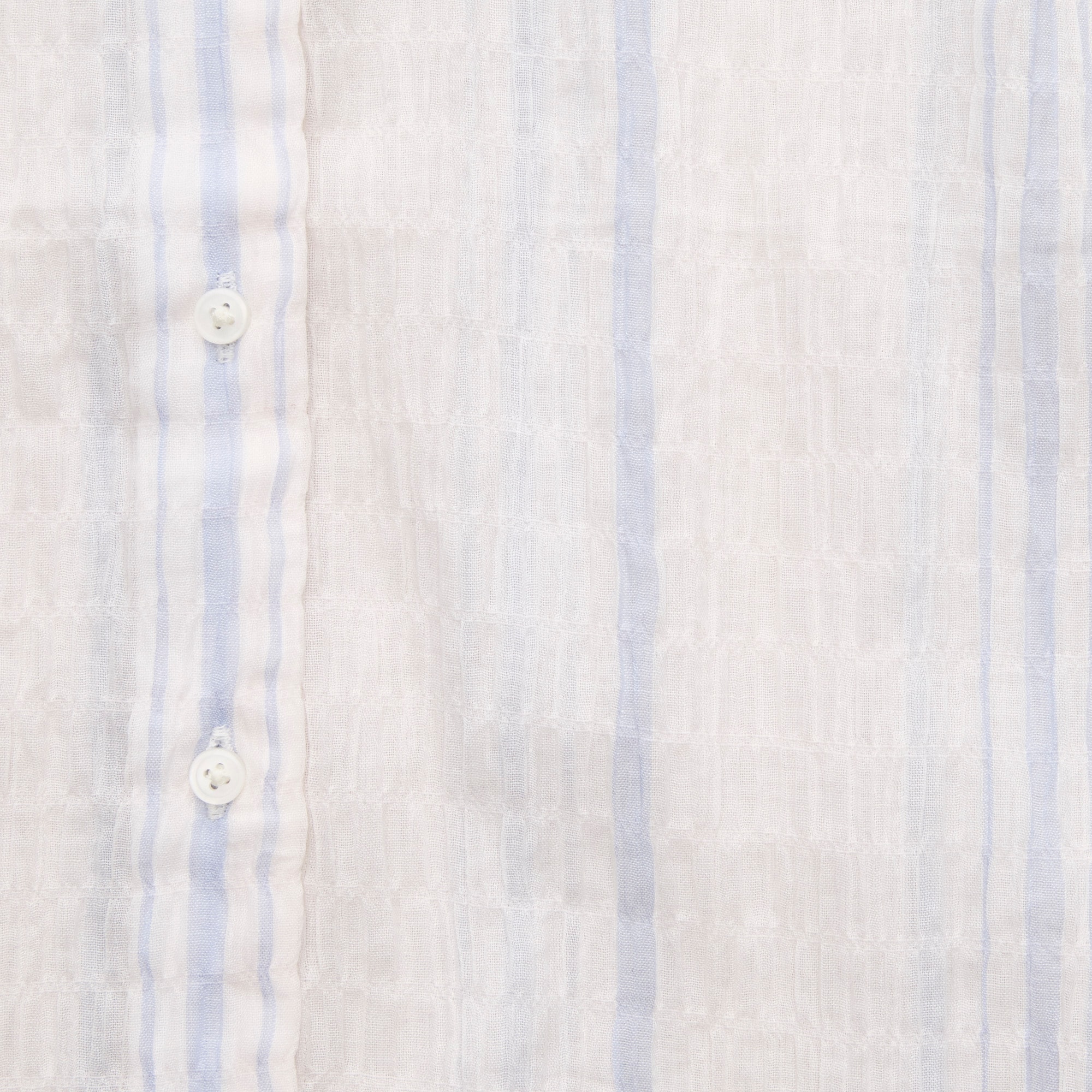 Jules classic-fit button-up shirt in striped textured gauze