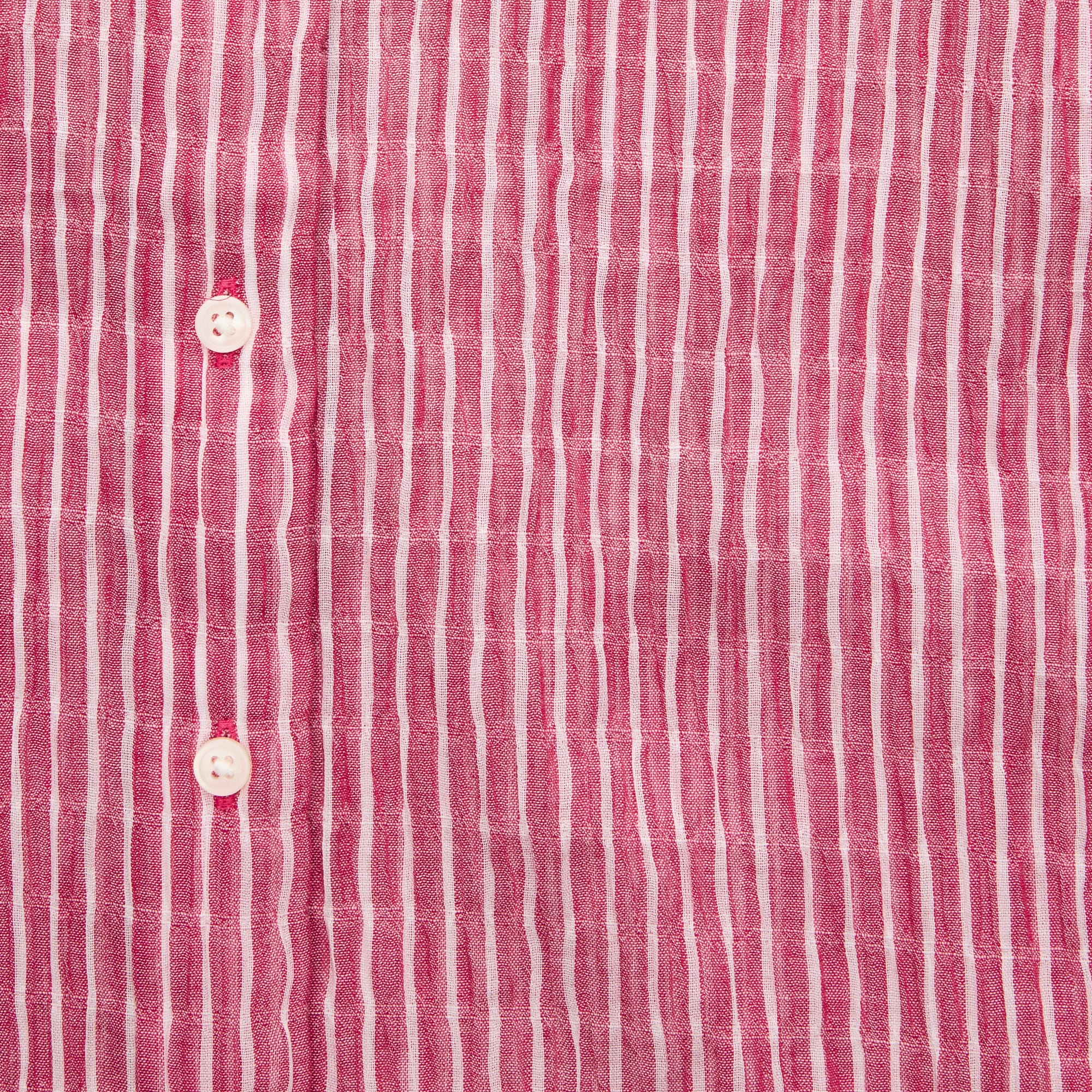 Jules classic-fit button-up shirt in striped textured gauze