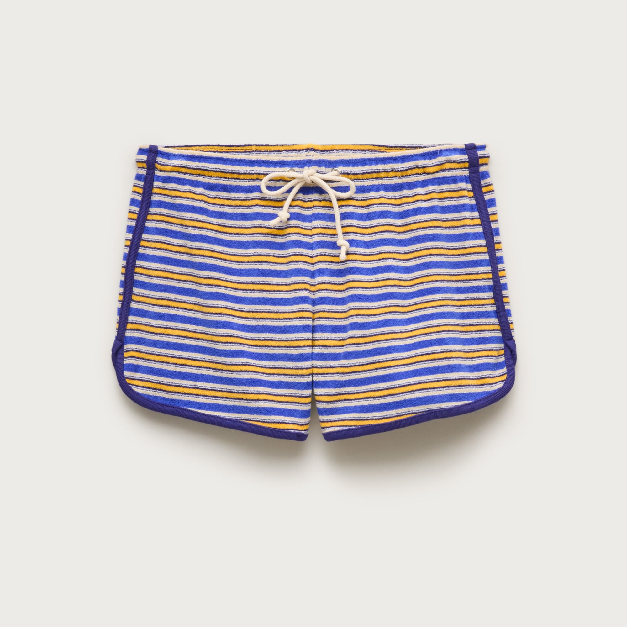Towel Terry Short In Stripe For Women | J.Crew