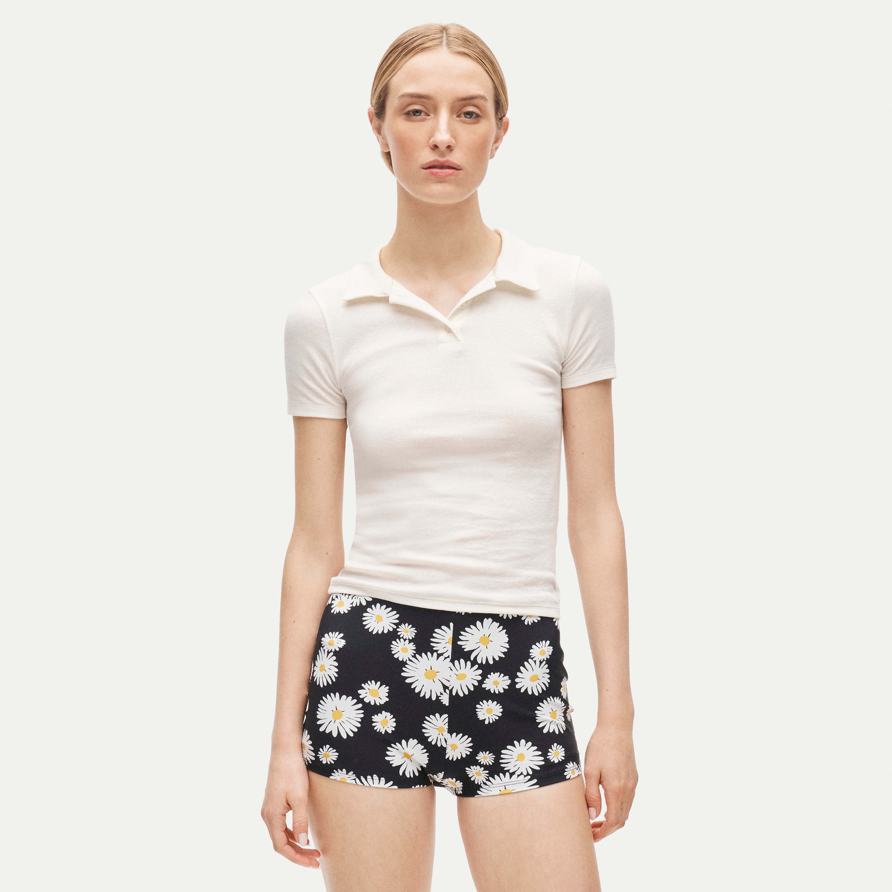 Lightweight short-sleeve polo shirt