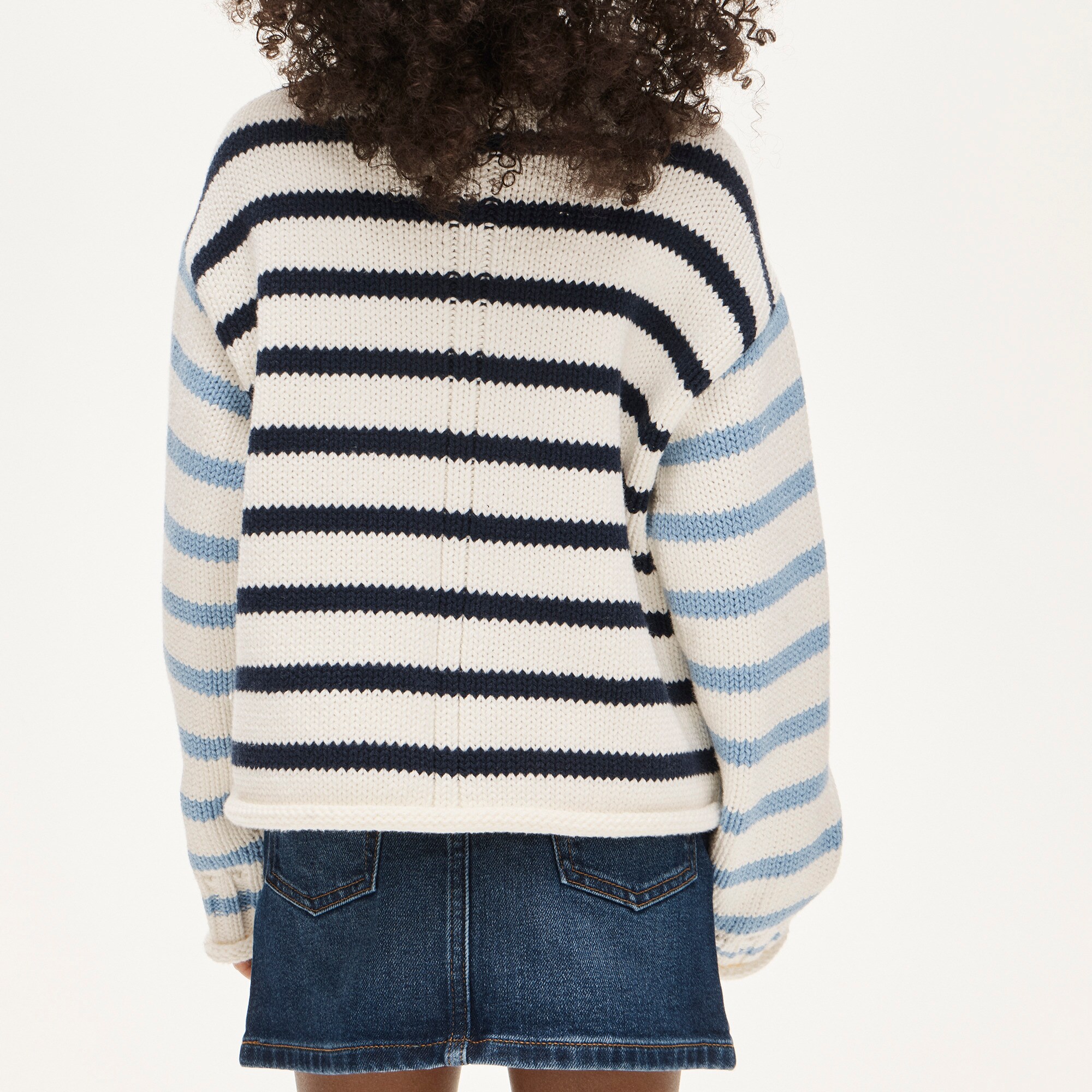 Kids' 2025 Rollneck™ sweater in stripe