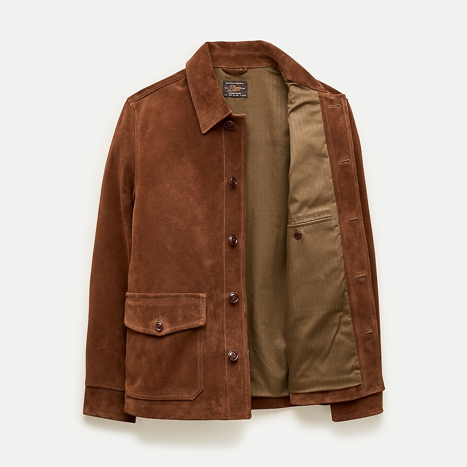 Harrington Jacket In Cotton Corduroy For Men | J.Crew