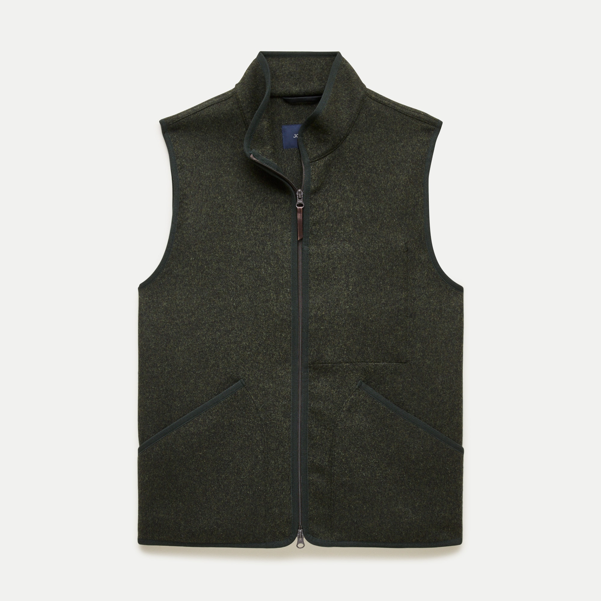 Wool-blend work vest