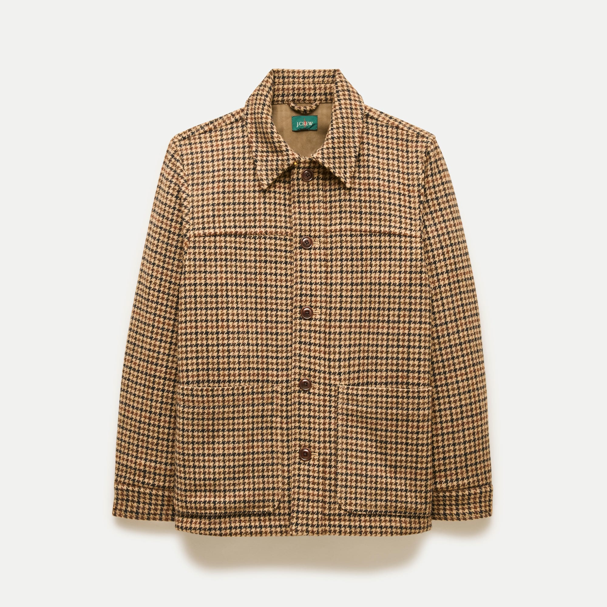 Two-pocket field jacket in wool