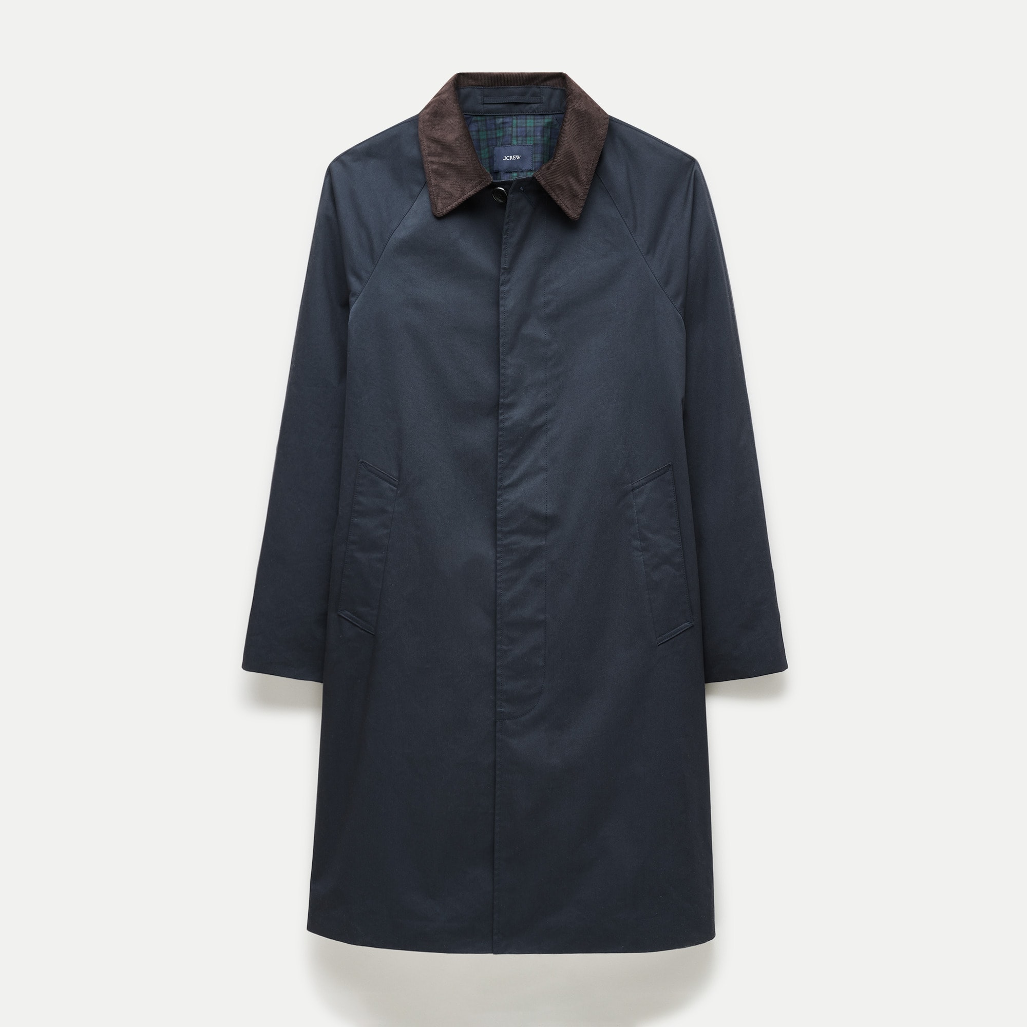 Balmacaan Coat In Cotton Blend For Men | J.Crew