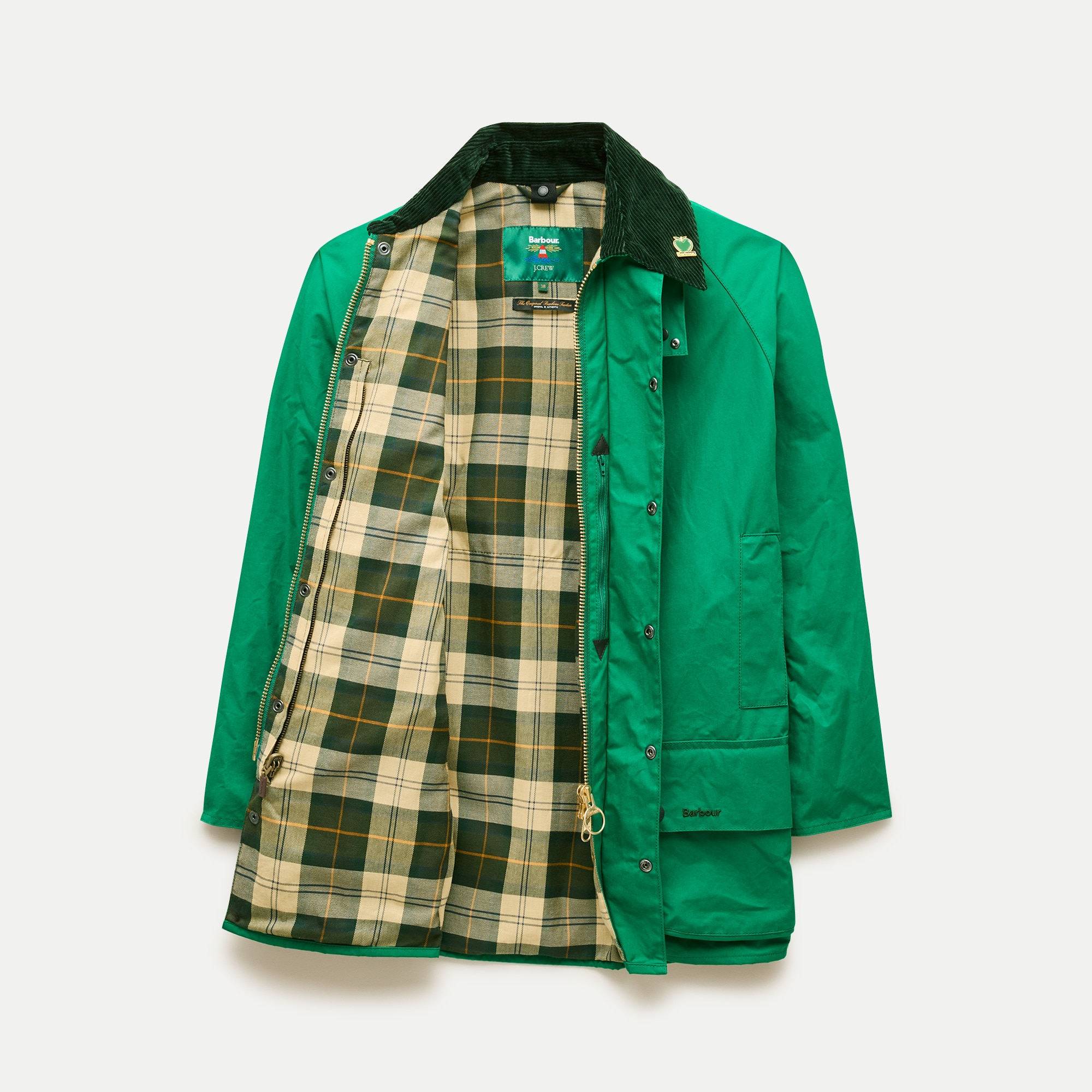 Men's Barbour® x J.Crew Beaufort jacket in waxed cotton