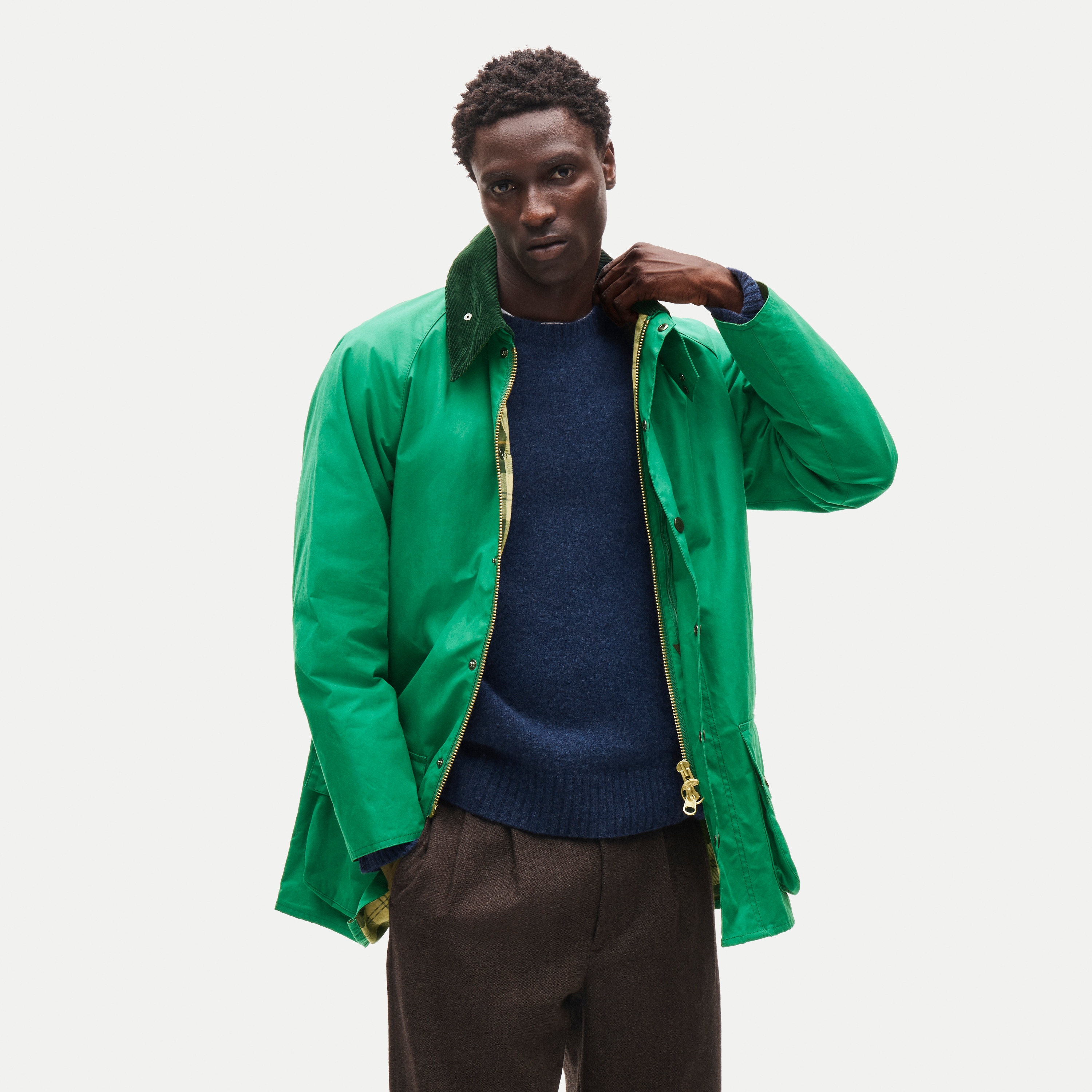 Men's Barbour® x J.Crew Beaufort jacket in waxed cotton