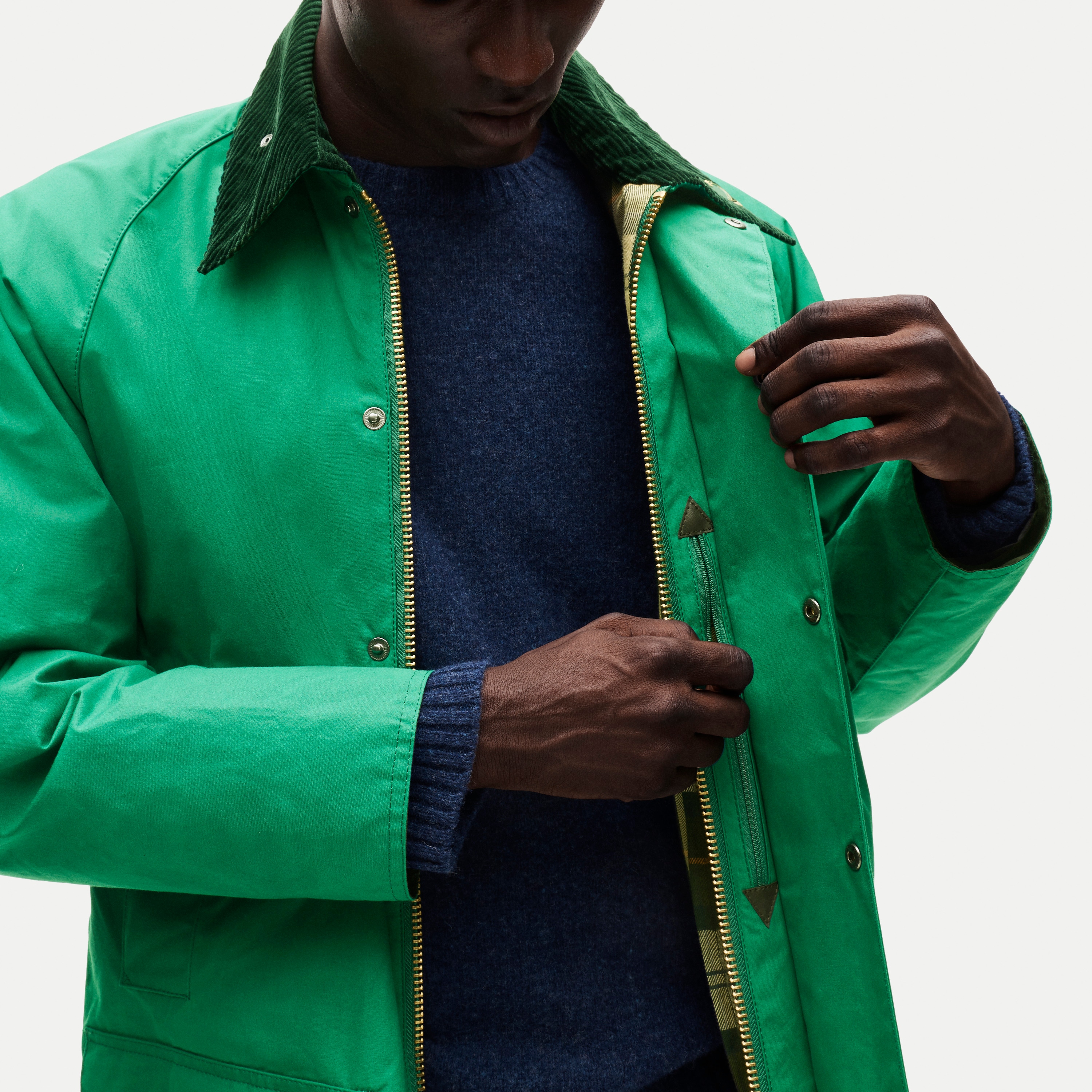 Men's Barbour® x J.Crew Beaufort jacket in waxed cotton