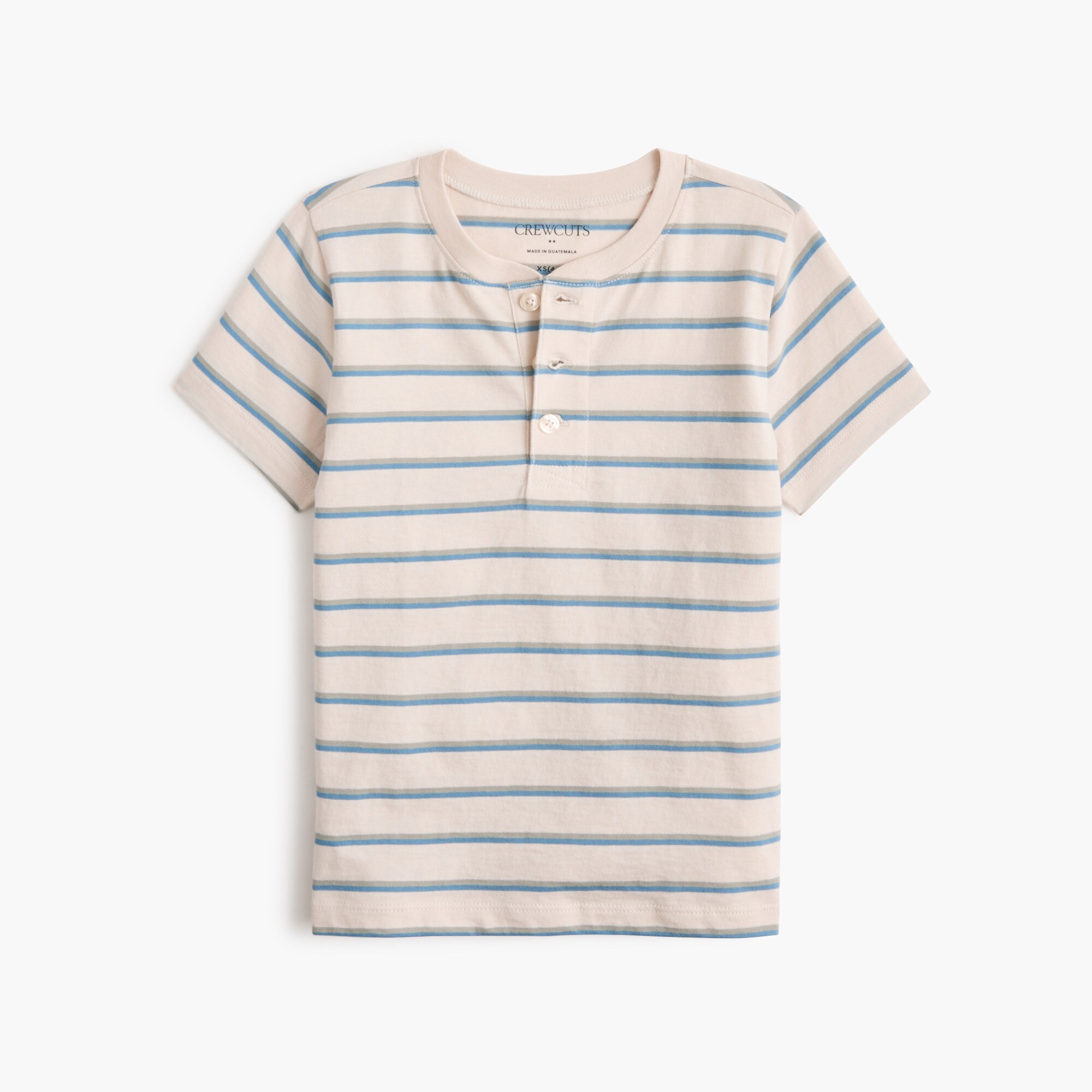 Boys' striped henley