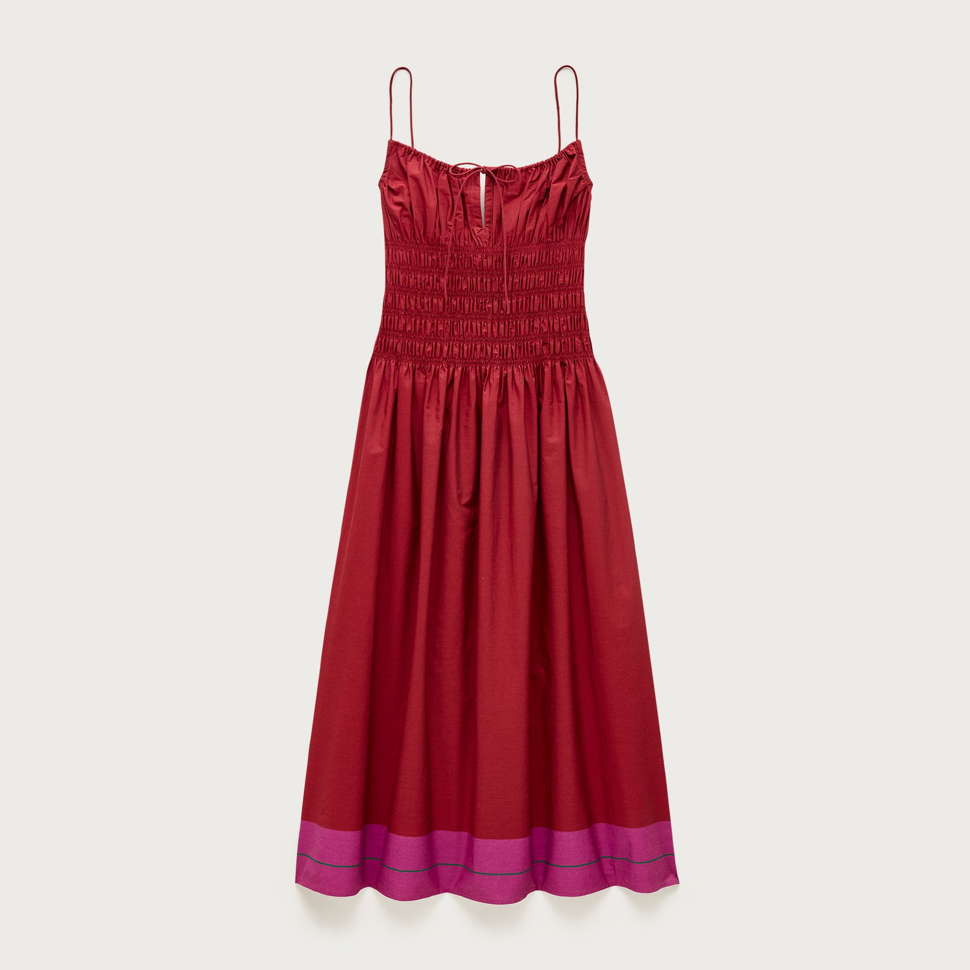 Reverie dress in colorblock cotton poplin from J.Crew - $102.50
