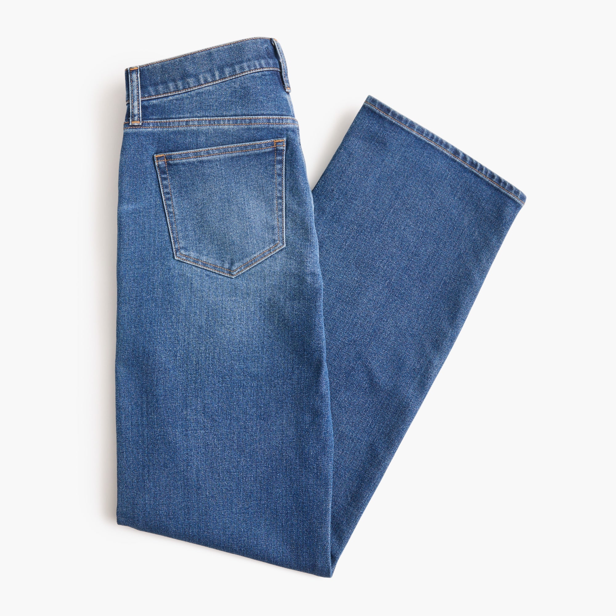 Low-slung wide-leg jean