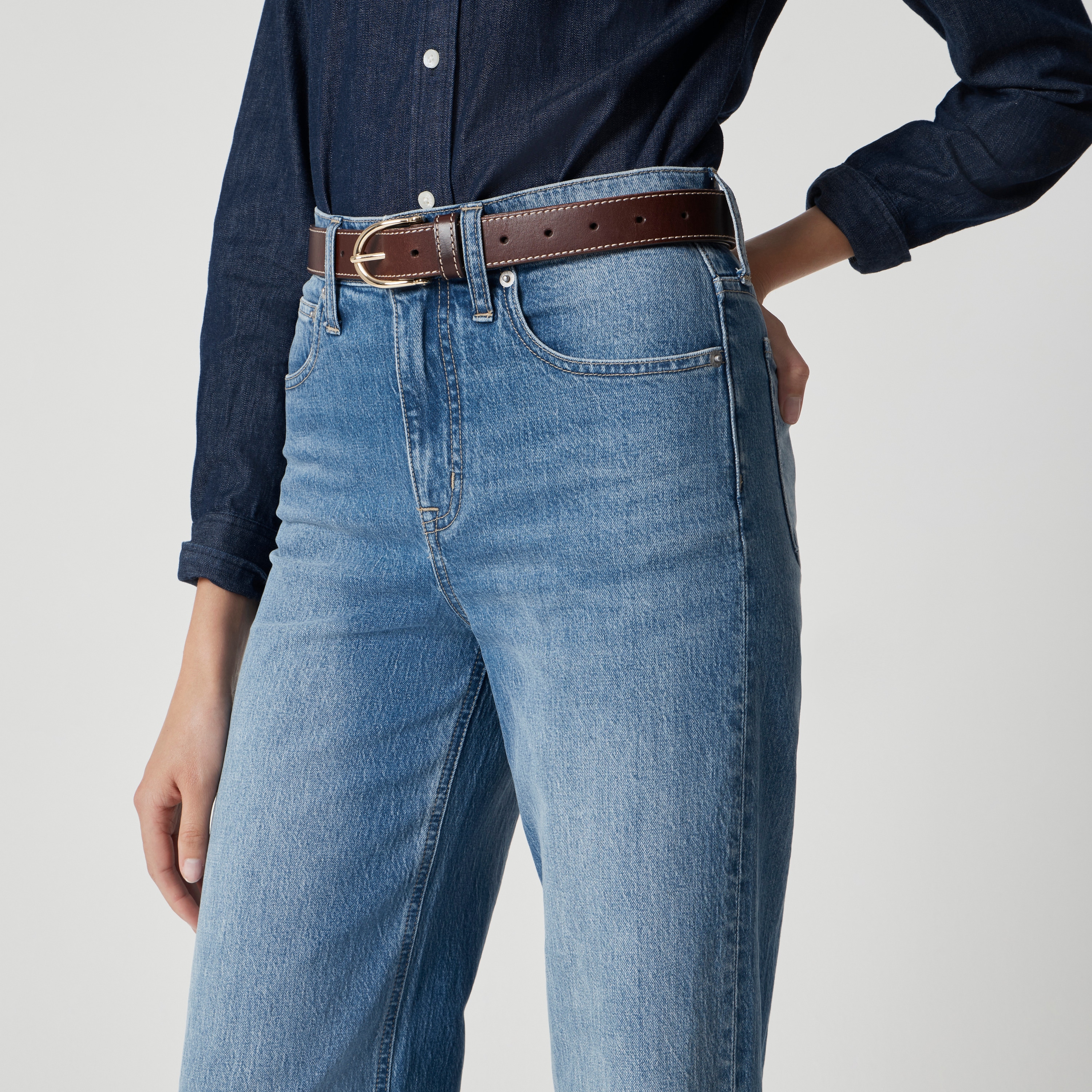 Classic wide-leg jean all-day stretch