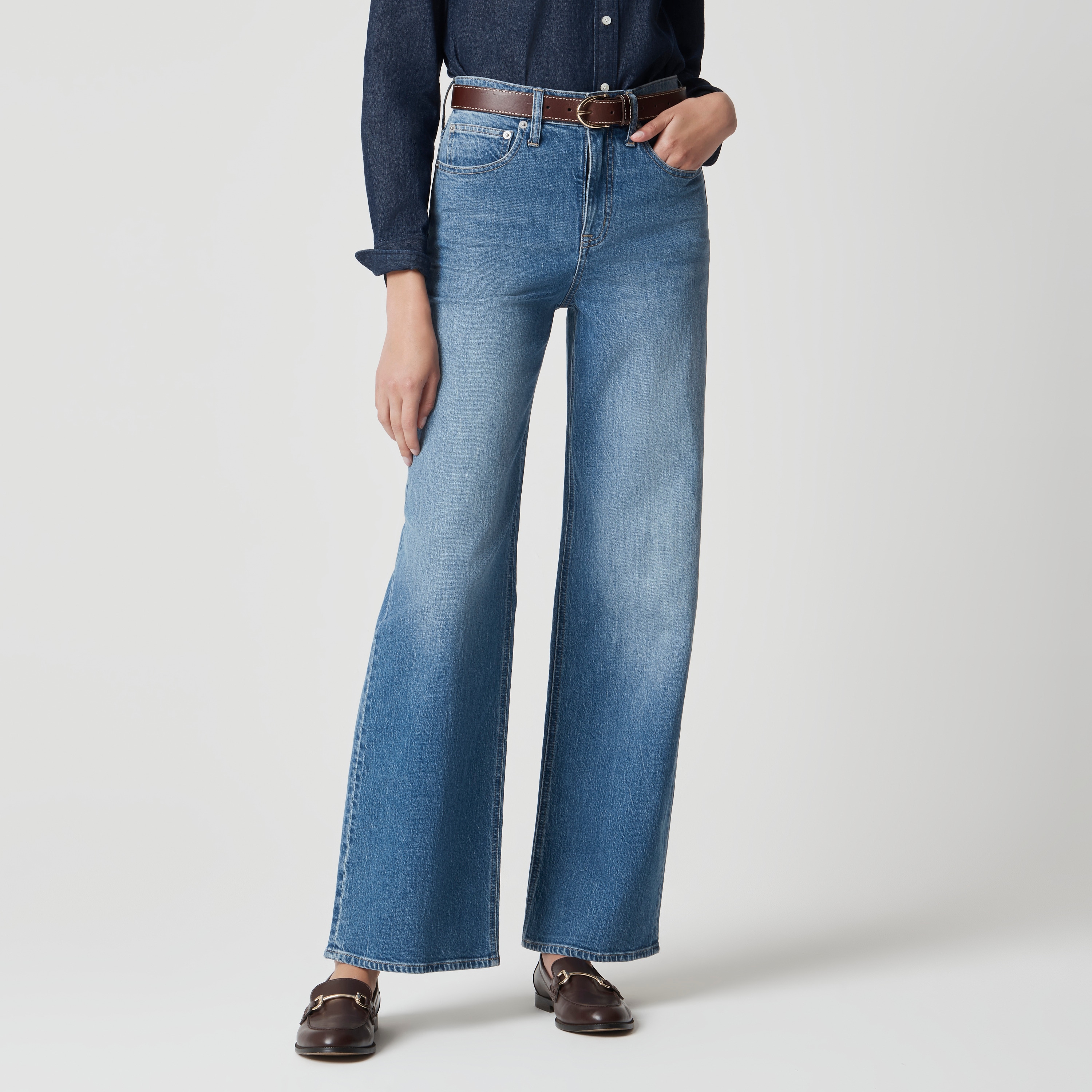Classic wide-leg jean all-day stretch