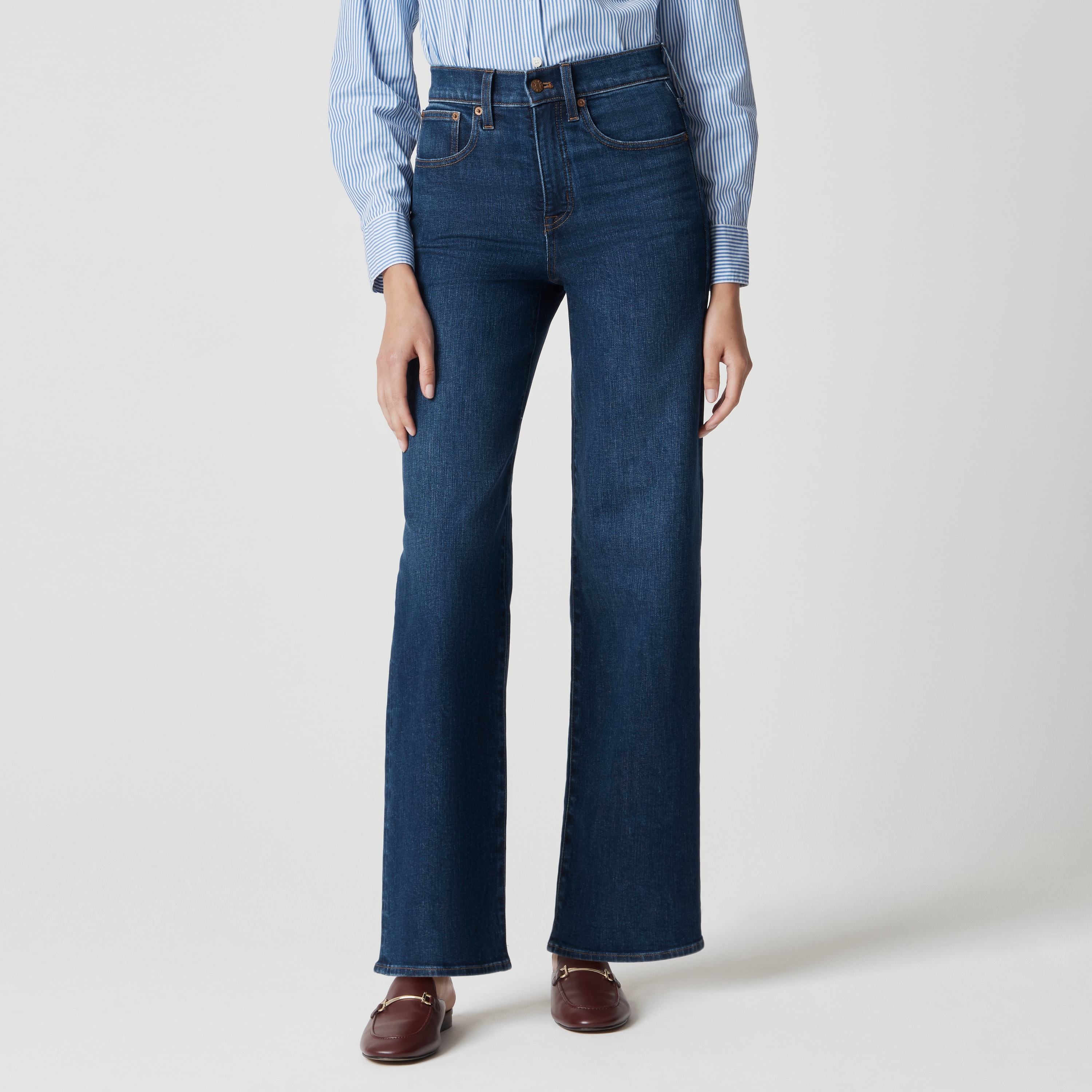 Classic wide-leg jean signature stretch