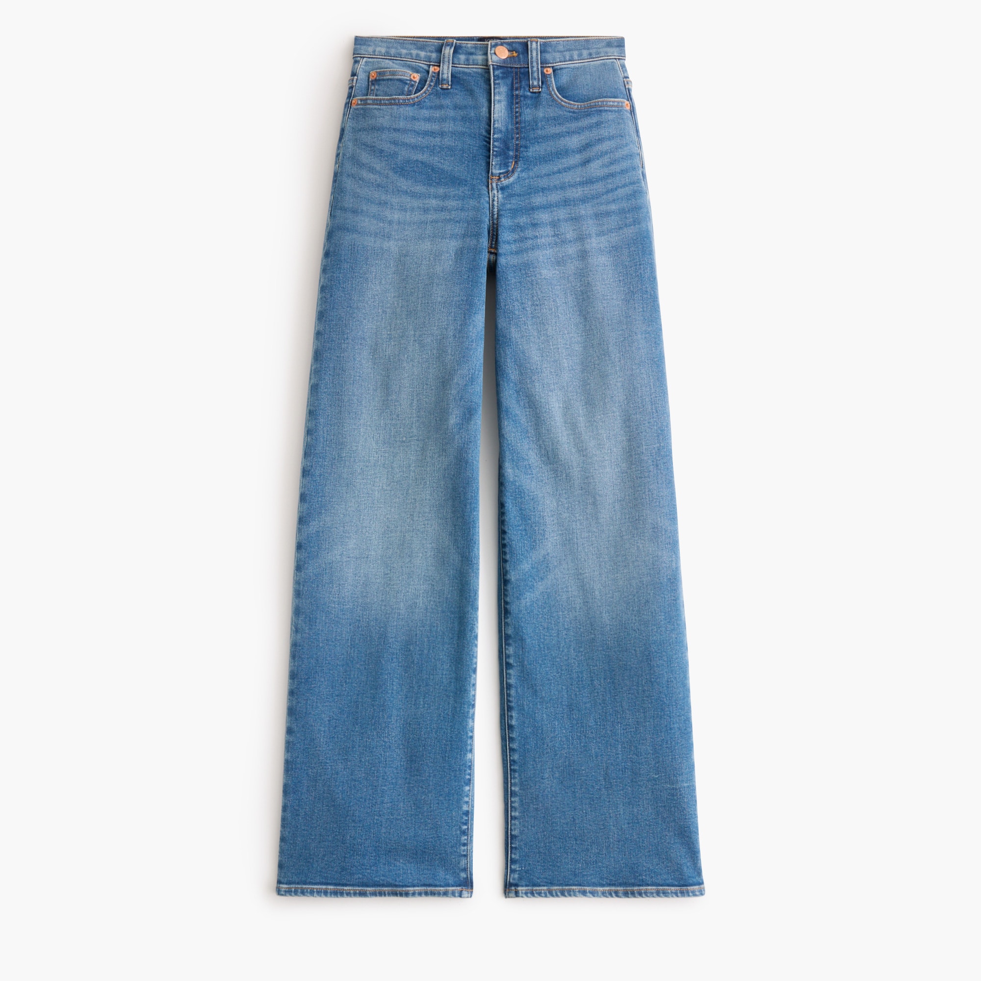 Modern wide-leg jean signature stretch