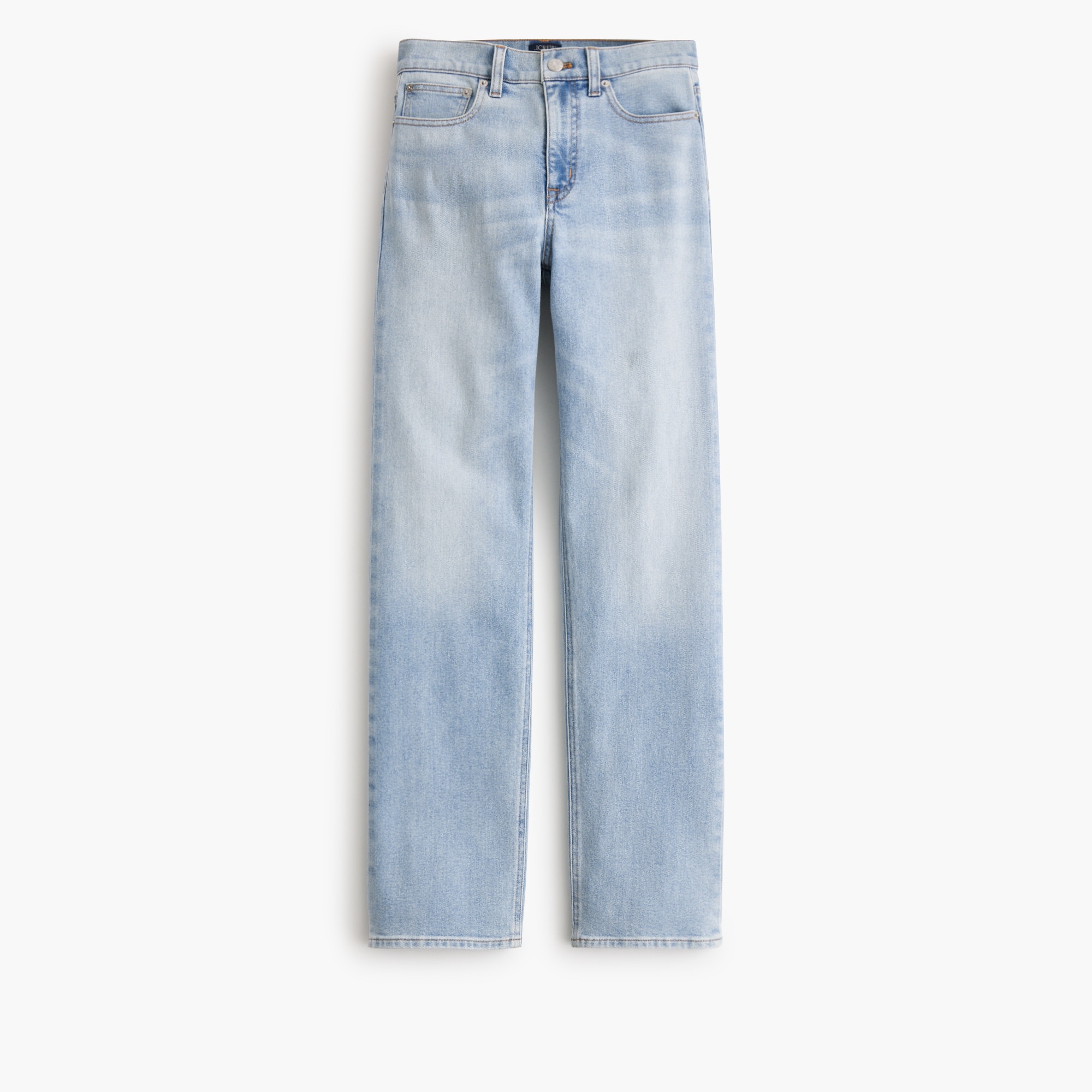 Mid-rise straight jean in all-day stretch