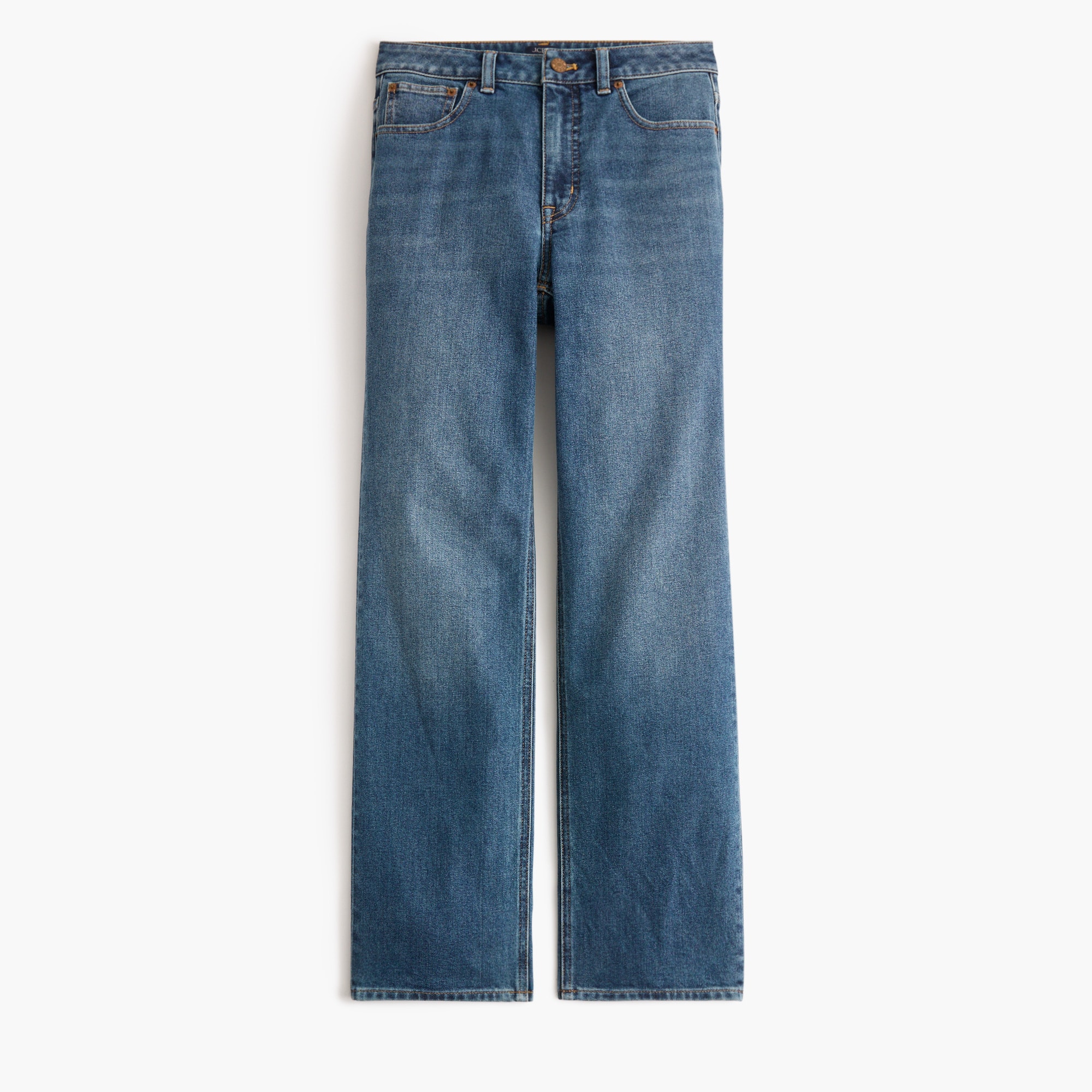 Curvy mid-rise straight jean