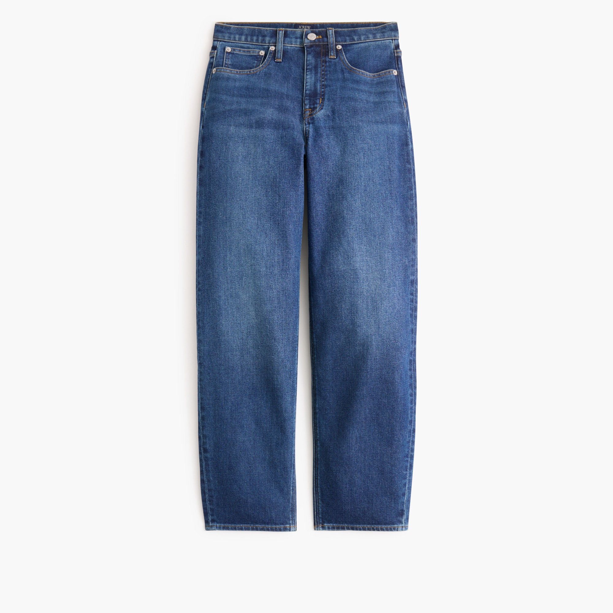 Slim barrel-leg jean all-day stretch