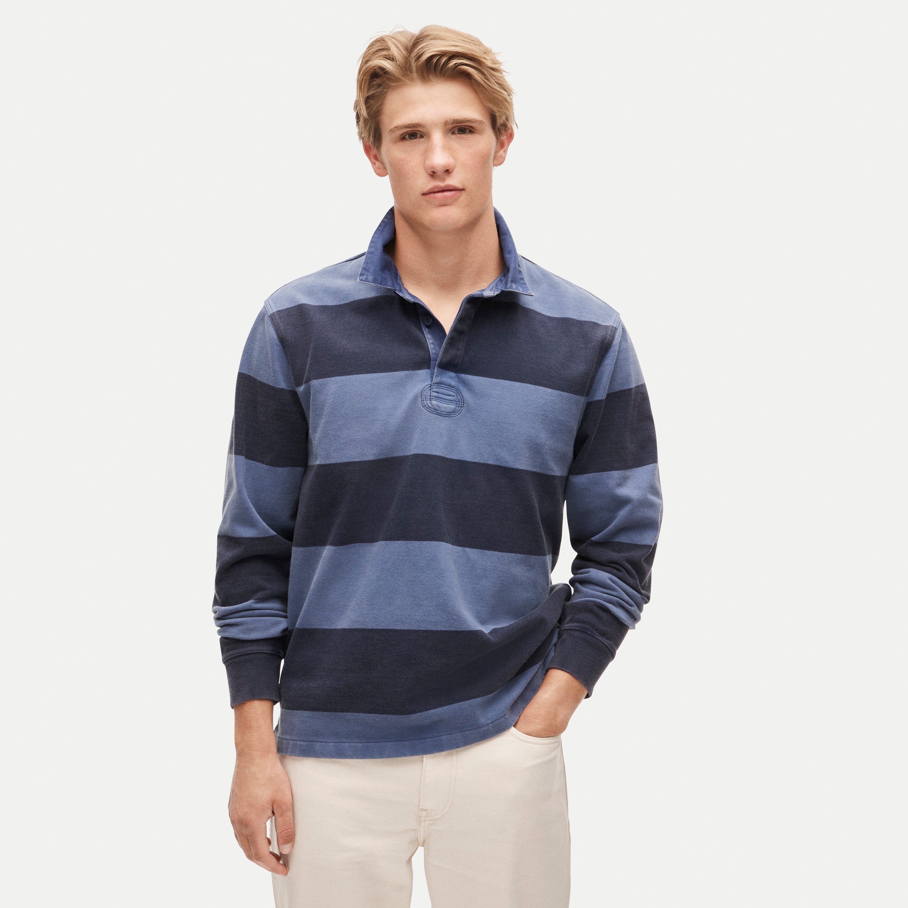 Rugby Shirt In Stripe For Men | J.Crew