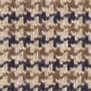 Houndstooth johnny-collar sweater-polo HTHR FLAX HTHR COCOA NA