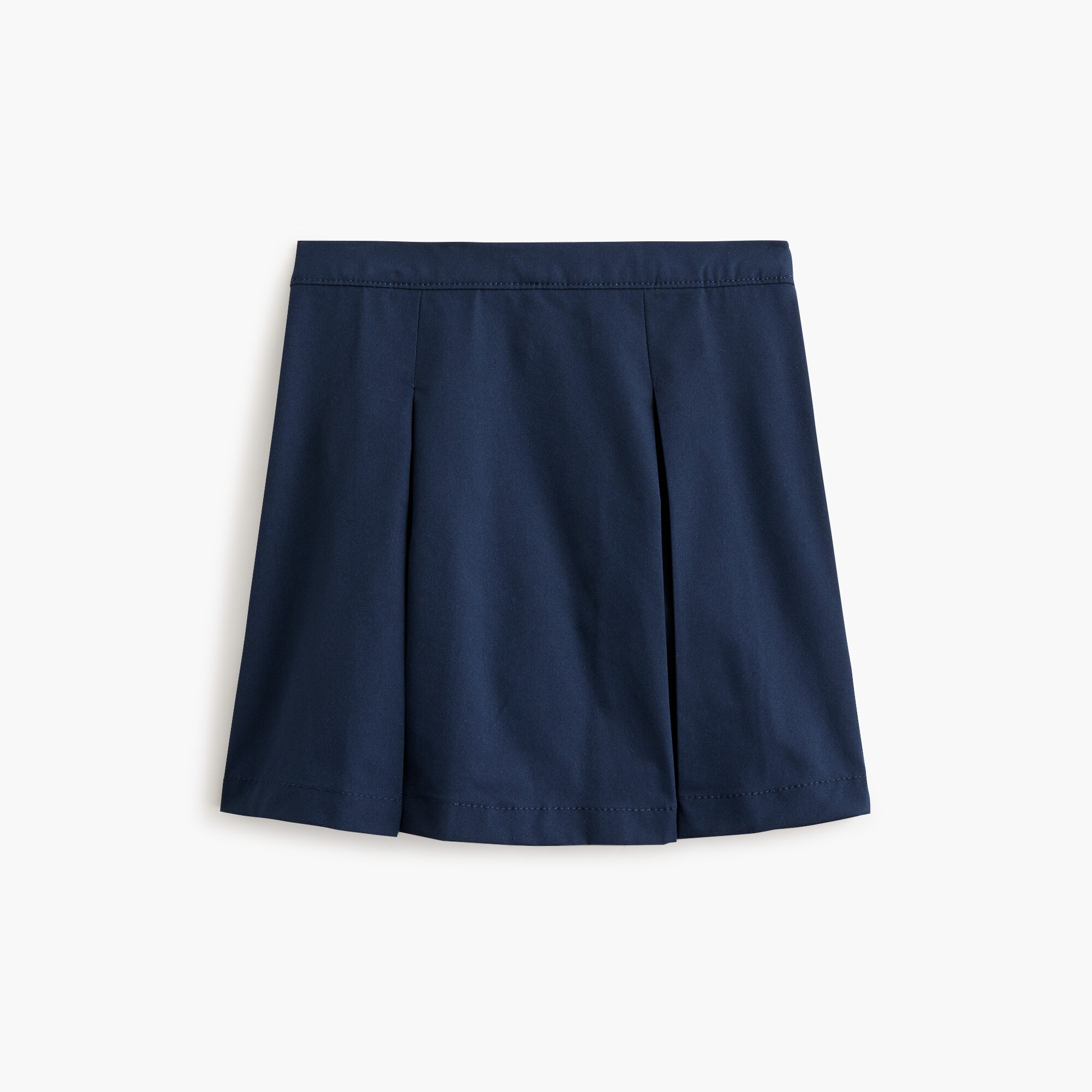 Girls' pleated uniform tech skort