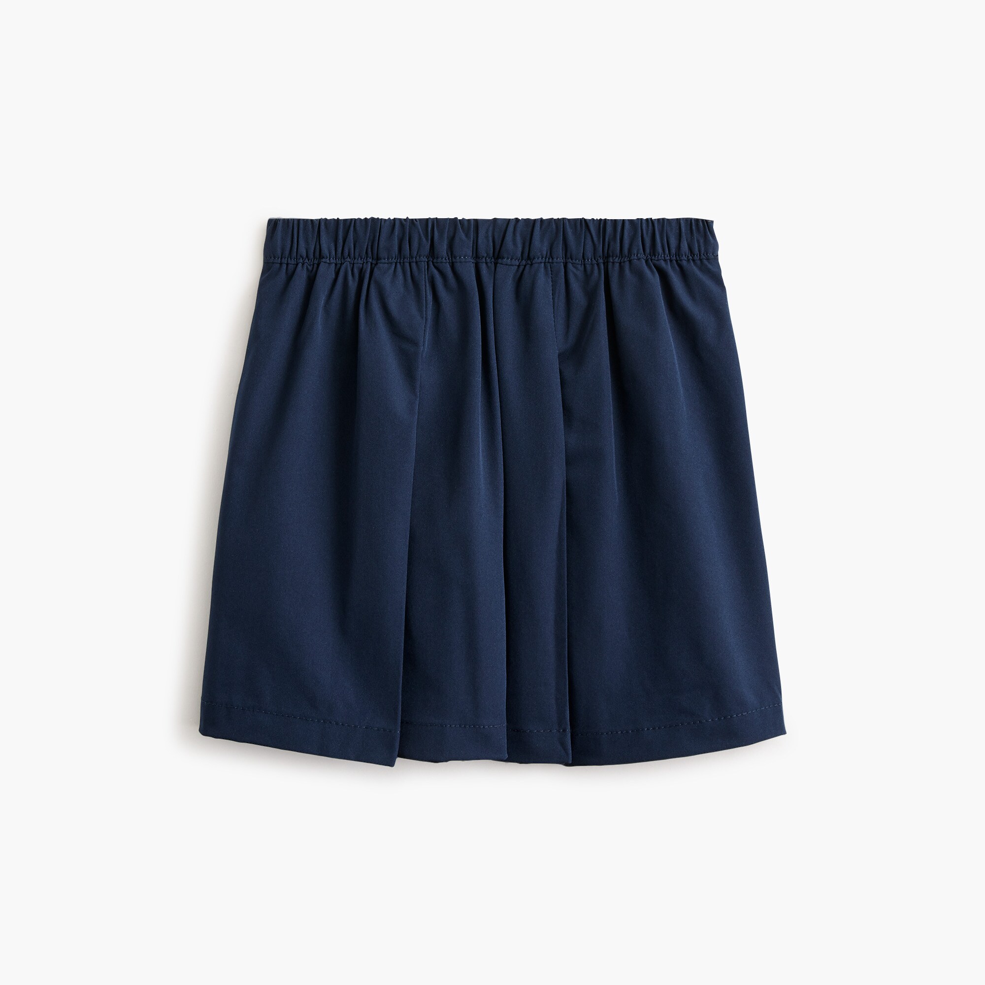 Girls' pleated uniform tech skort