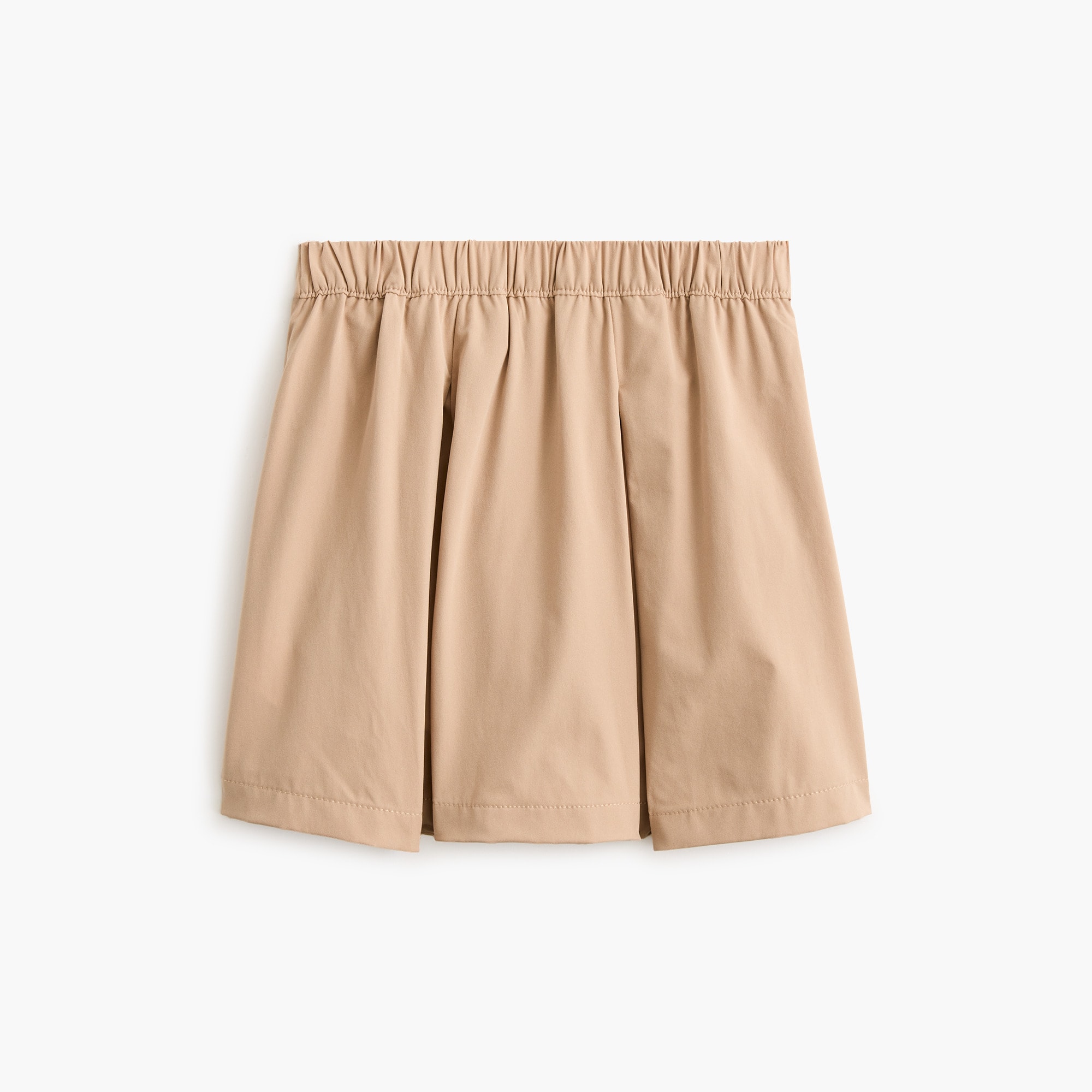 Girls' pleated uniform tech skort