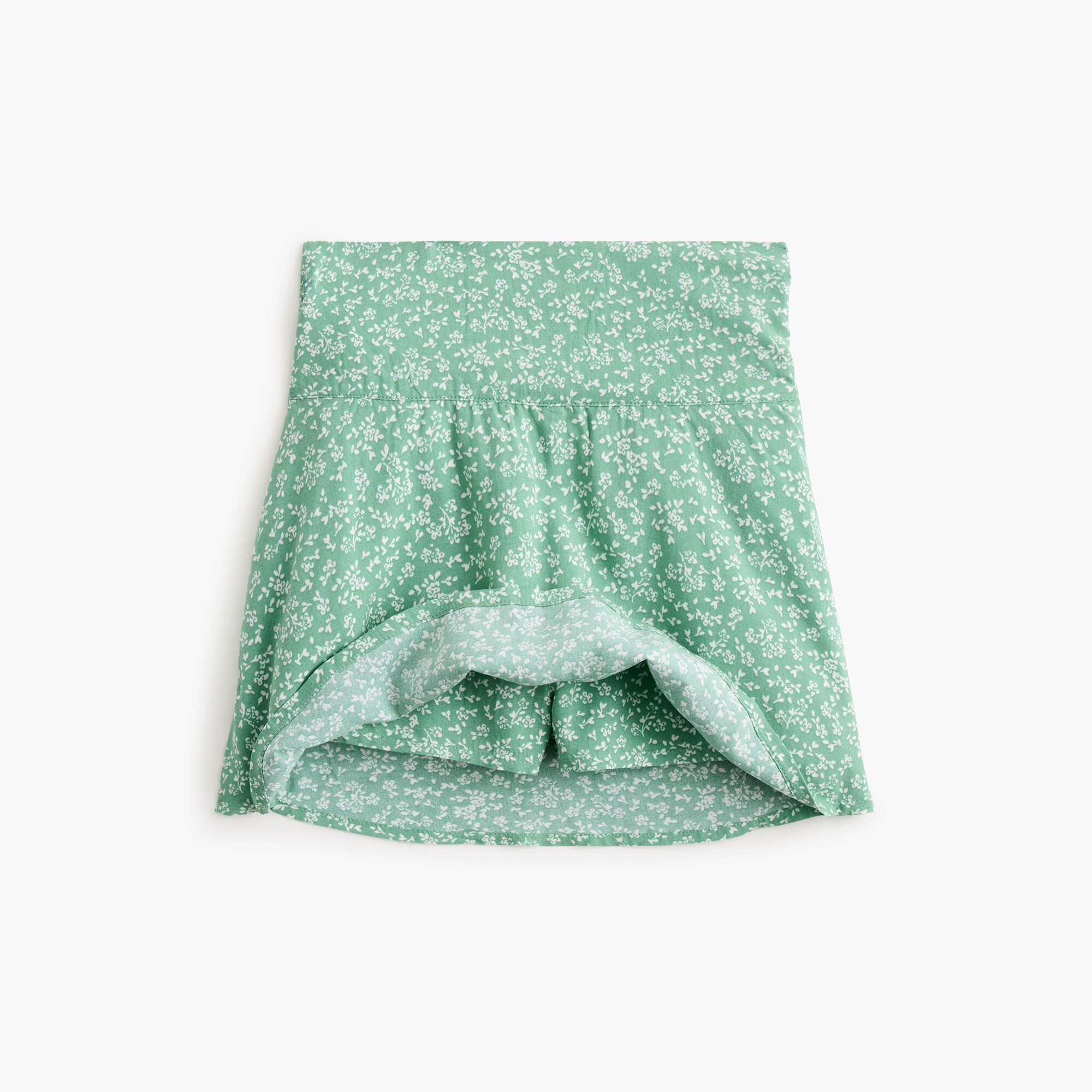 Girls' ditsy floral skort