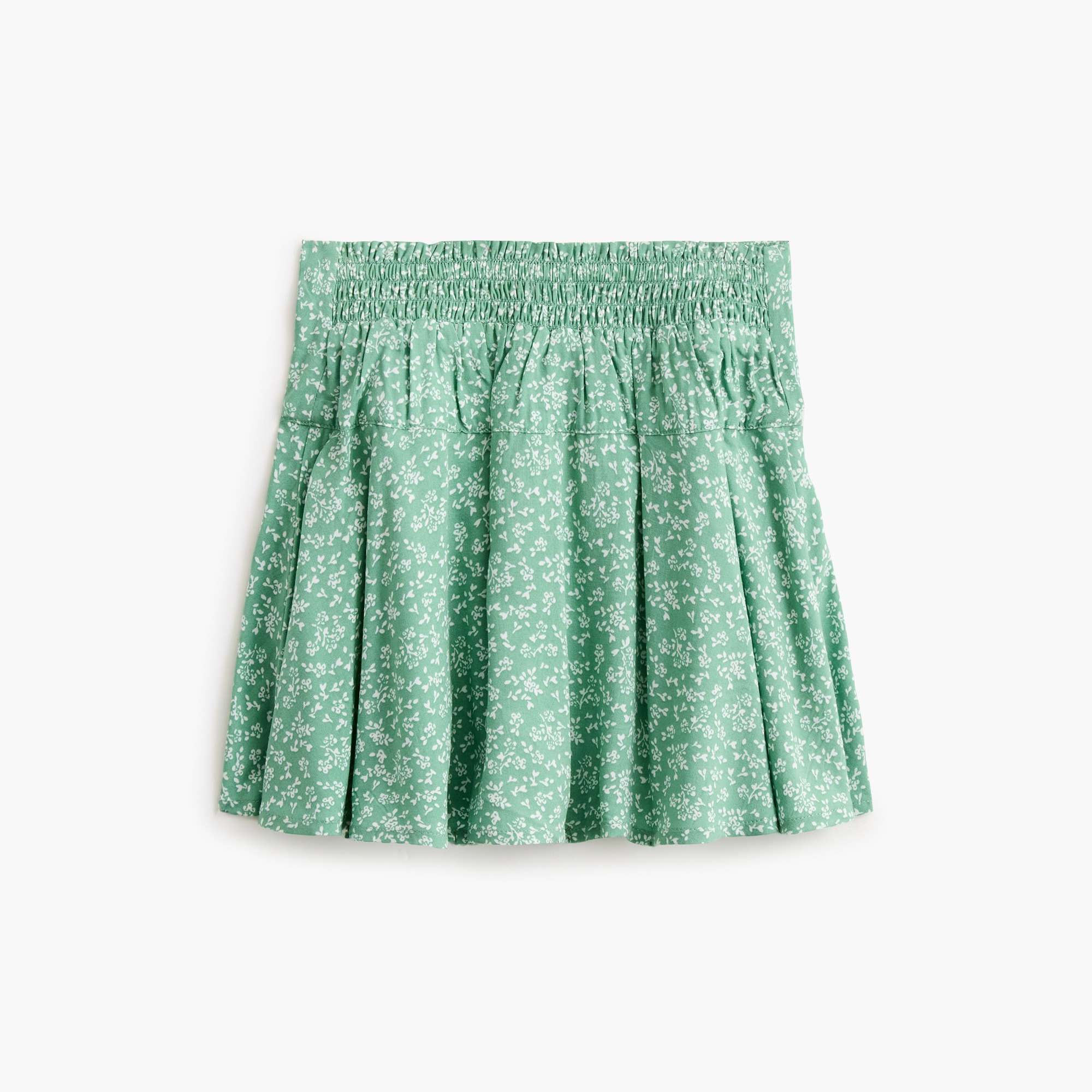Girls' ditsy floral skort