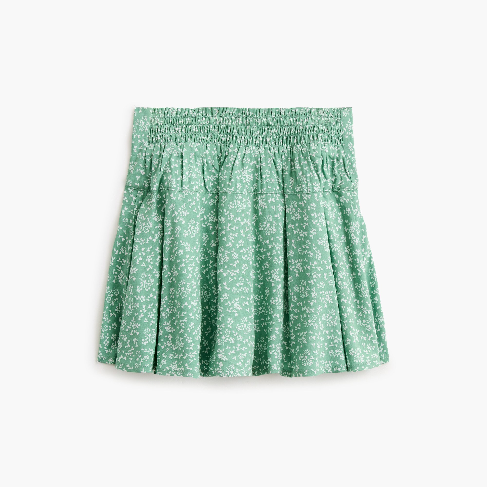Girls' ditsy floral skort