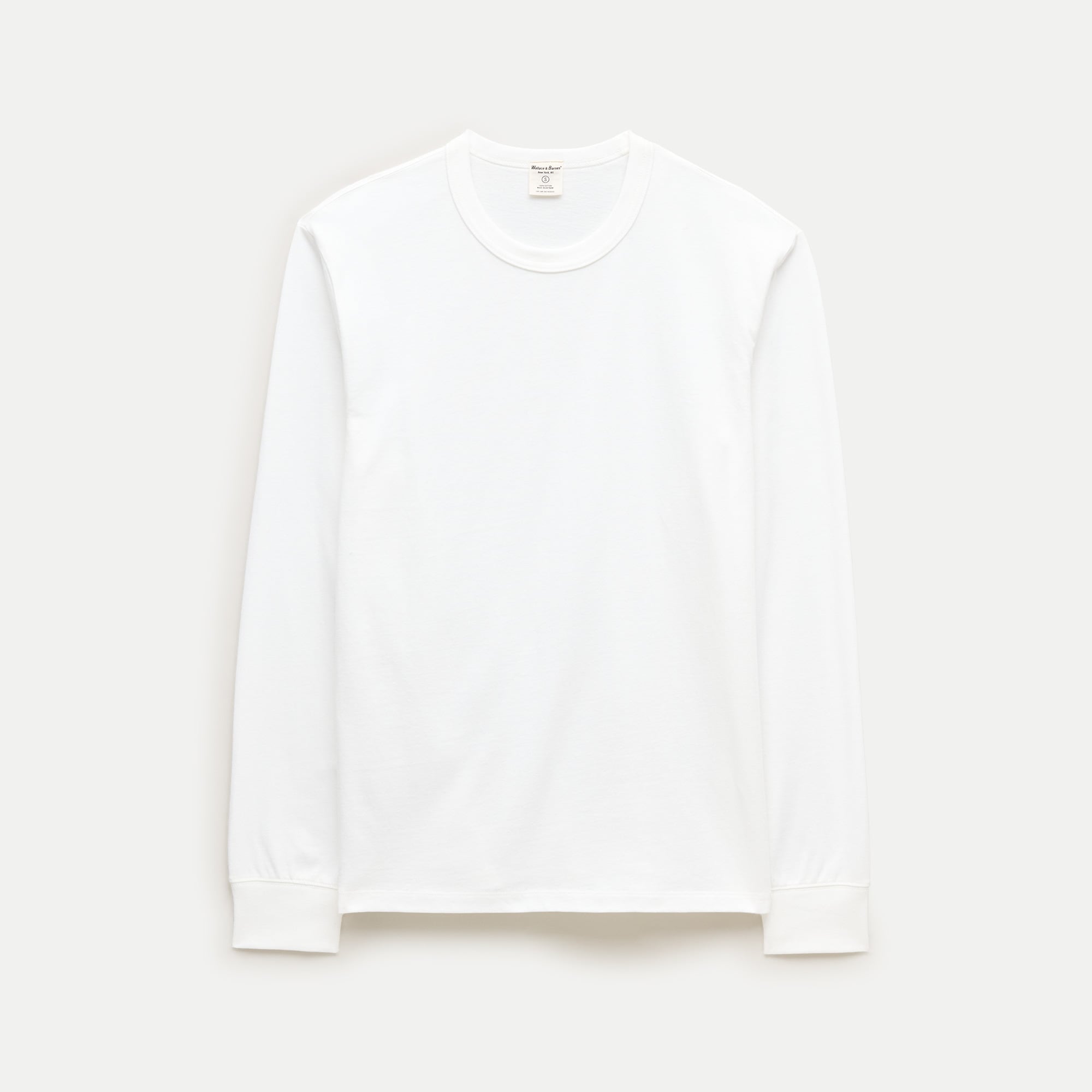 Wallace & Barnes heritage-weight cotton long-sleeve T-shirt