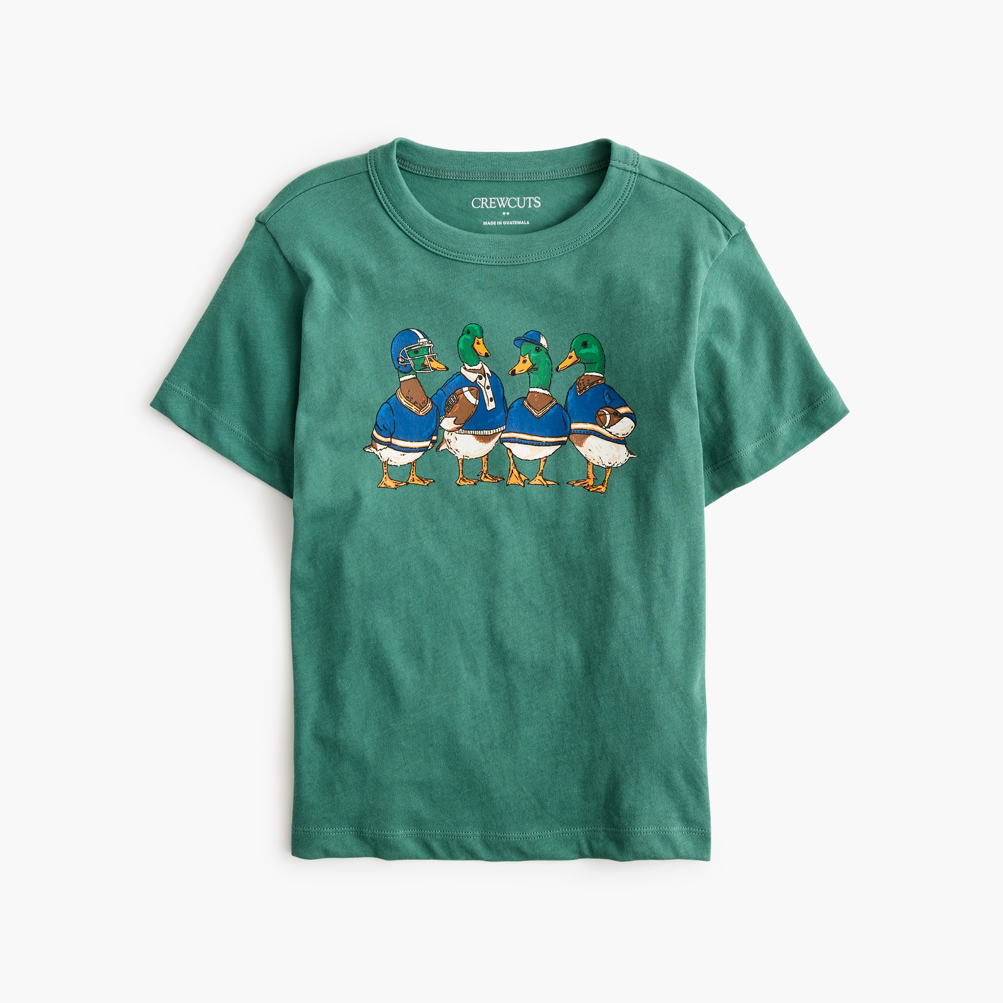 Boys' football ducks graphic tee