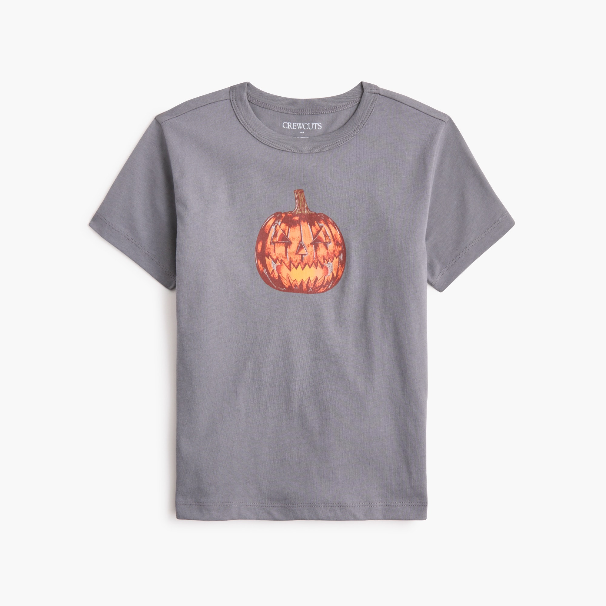 Boys' pumpkin graphic tee