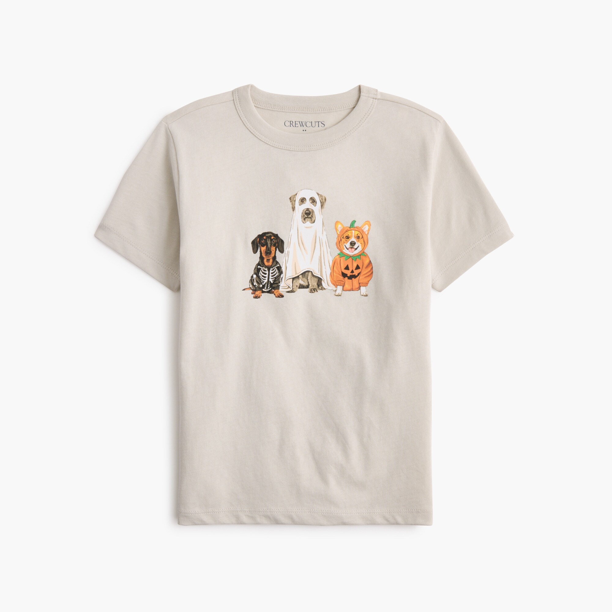 Boys' 100% cotton Halloween dogs graphic tee