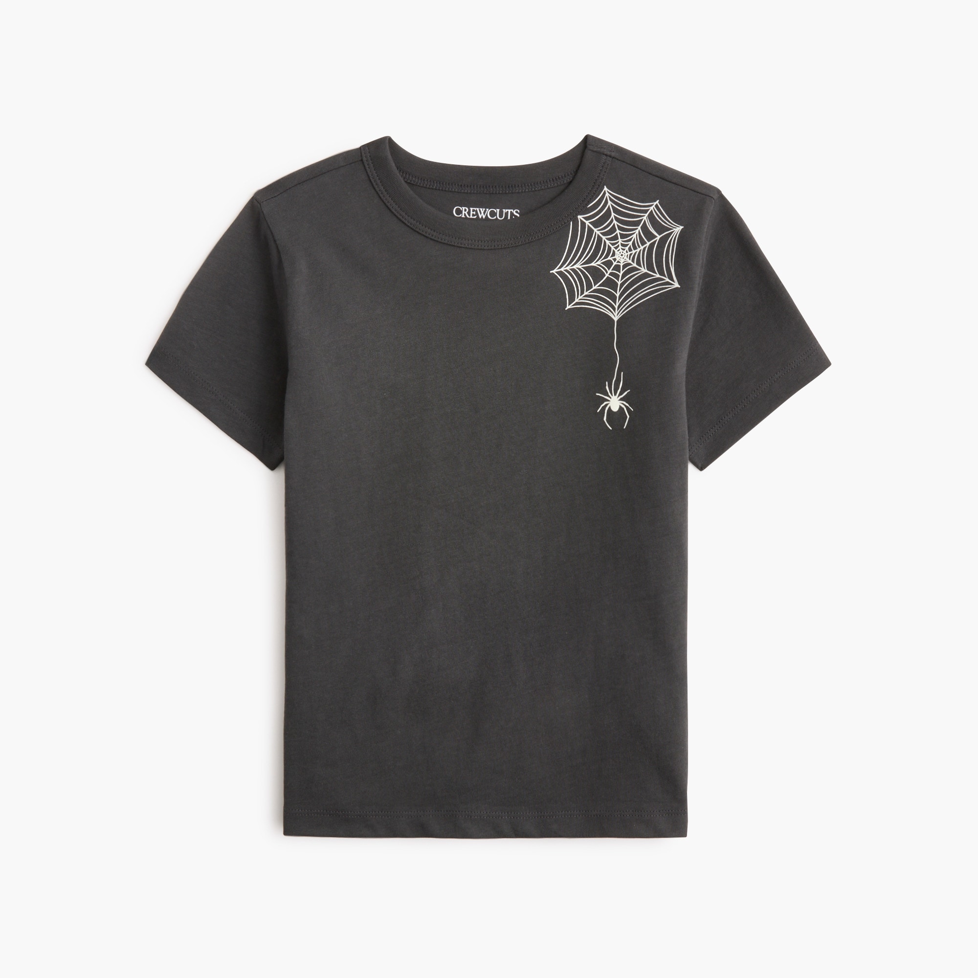 Boys' spiderweb graphic tee