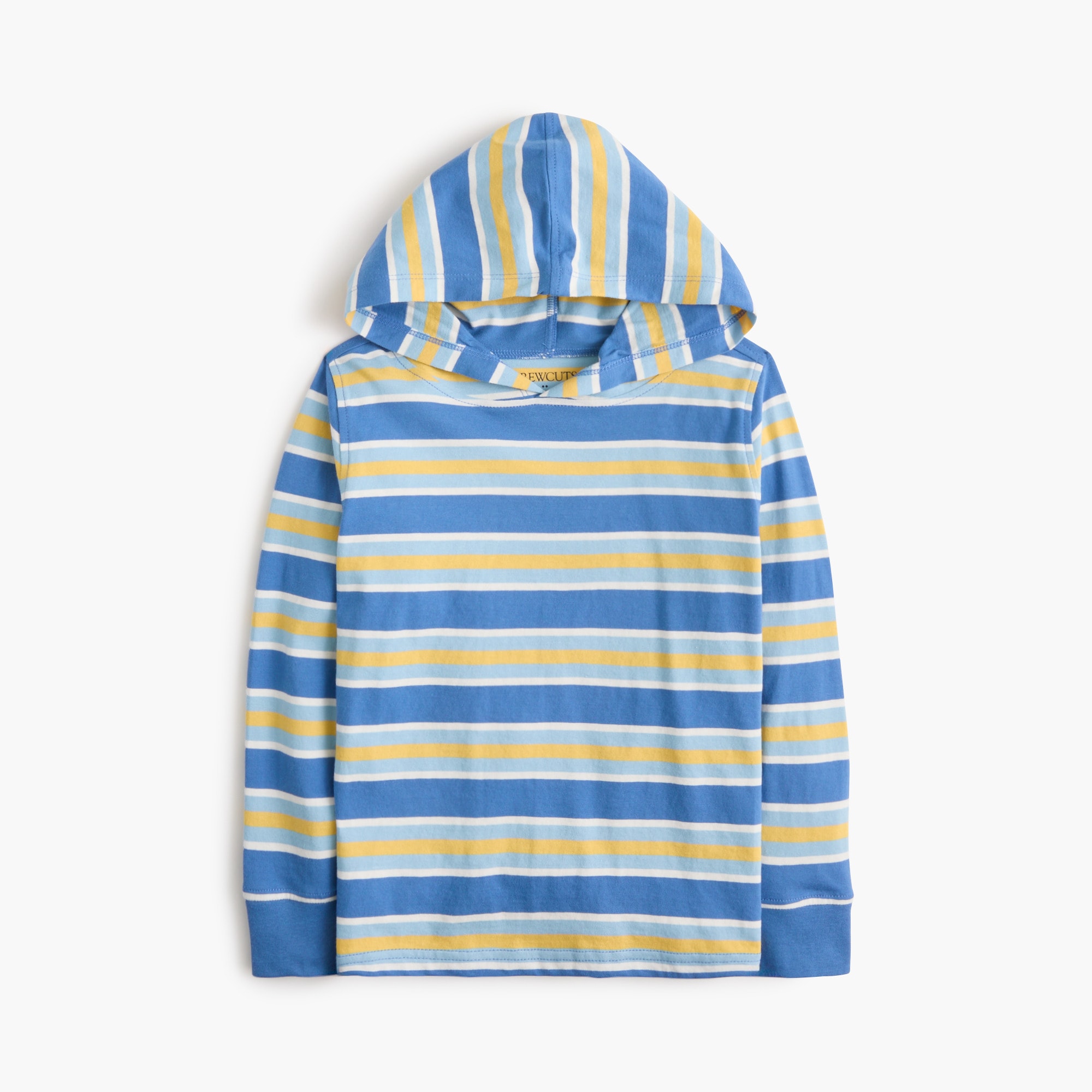 Boys' striped hooded tee