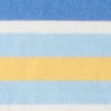 Boys' striped hooded tee DELPHINIUM BLUE YELLOW 