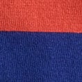 Kids' striped rugby shirt RED SAND VIVID NAVY