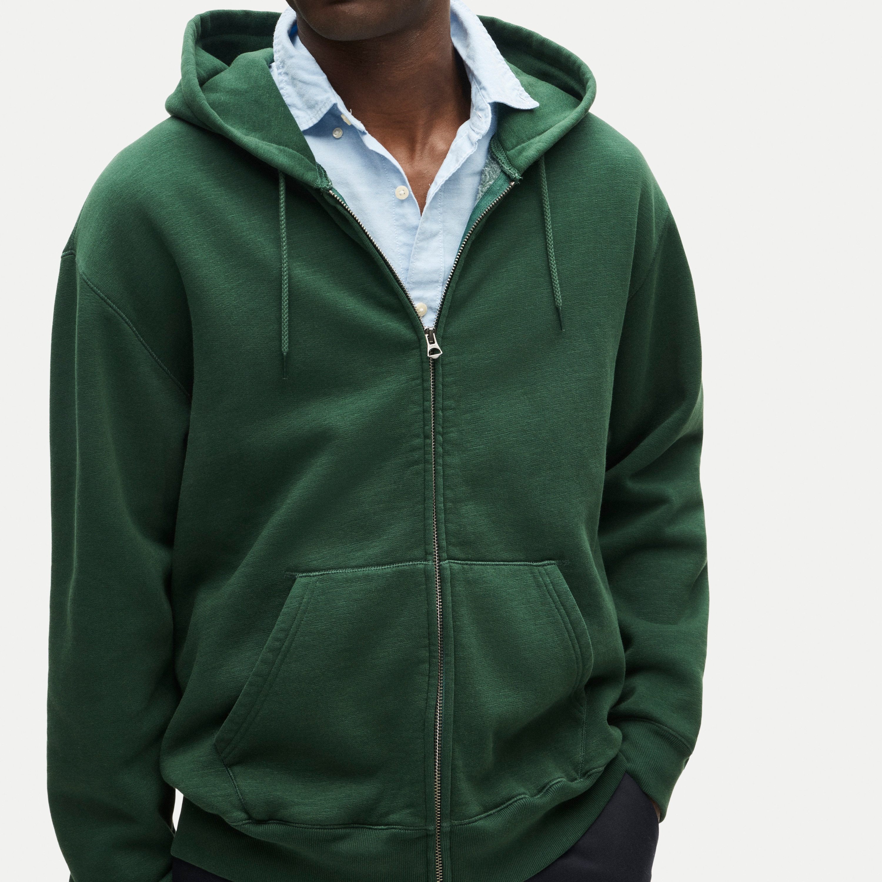 Deaile zip hoodie グリーン 83 Fleece Full-zip Hooded Sweatshirt For Men | J.Crew